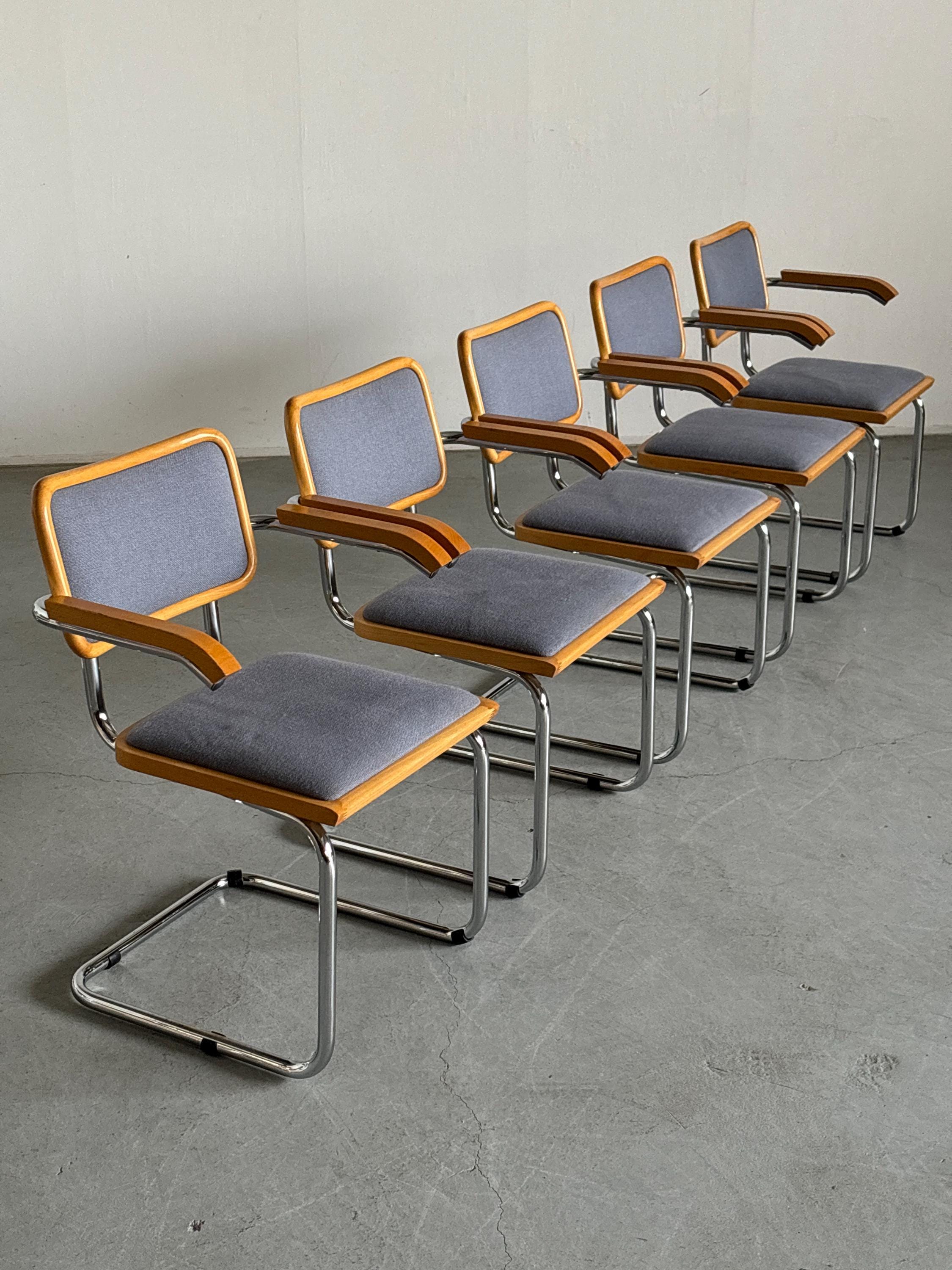 Marcel Breuer B64 Cesca Armchairs by Bene Austria