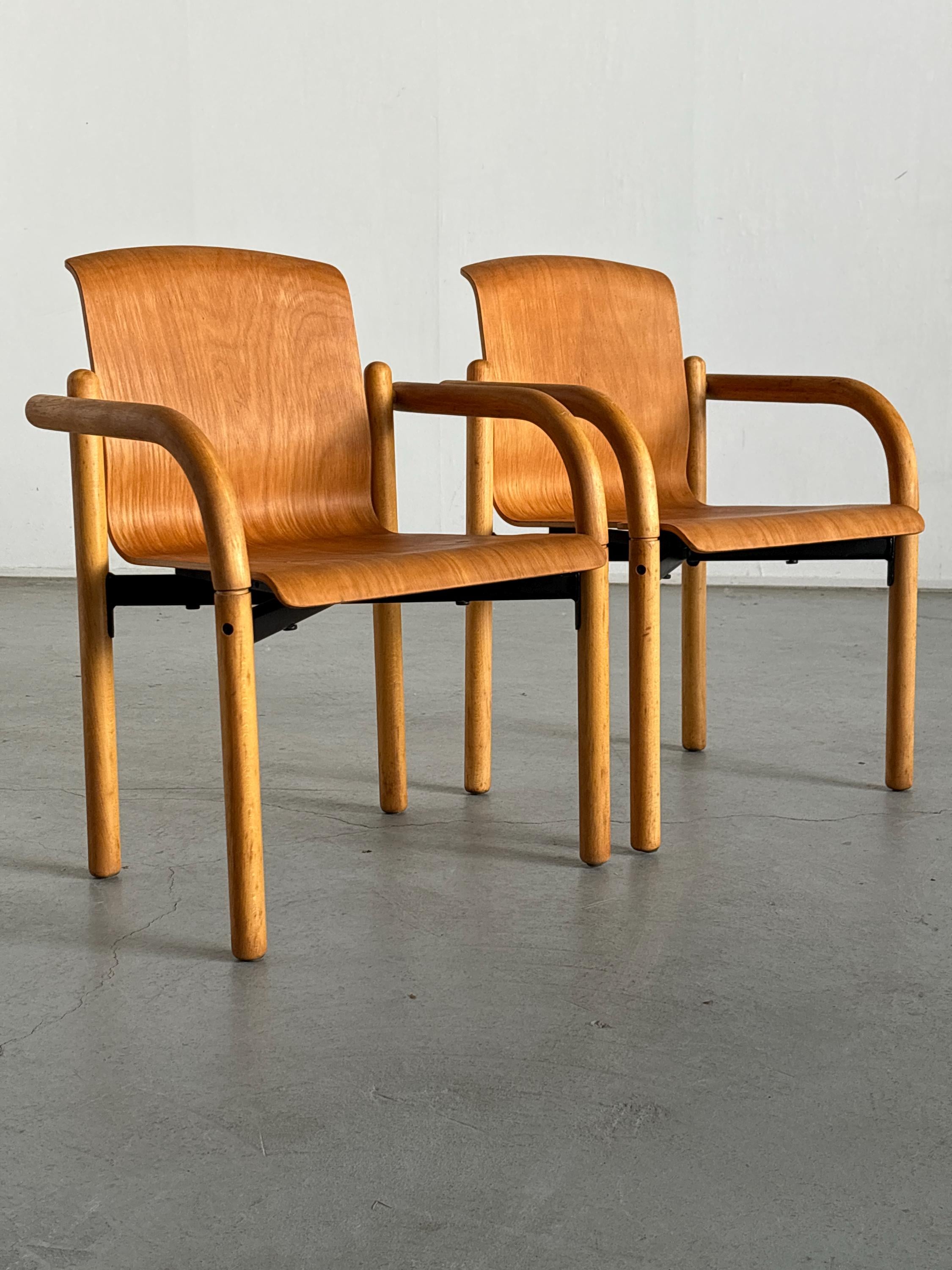 Bentwood armchairs in the Style of Thonet S320