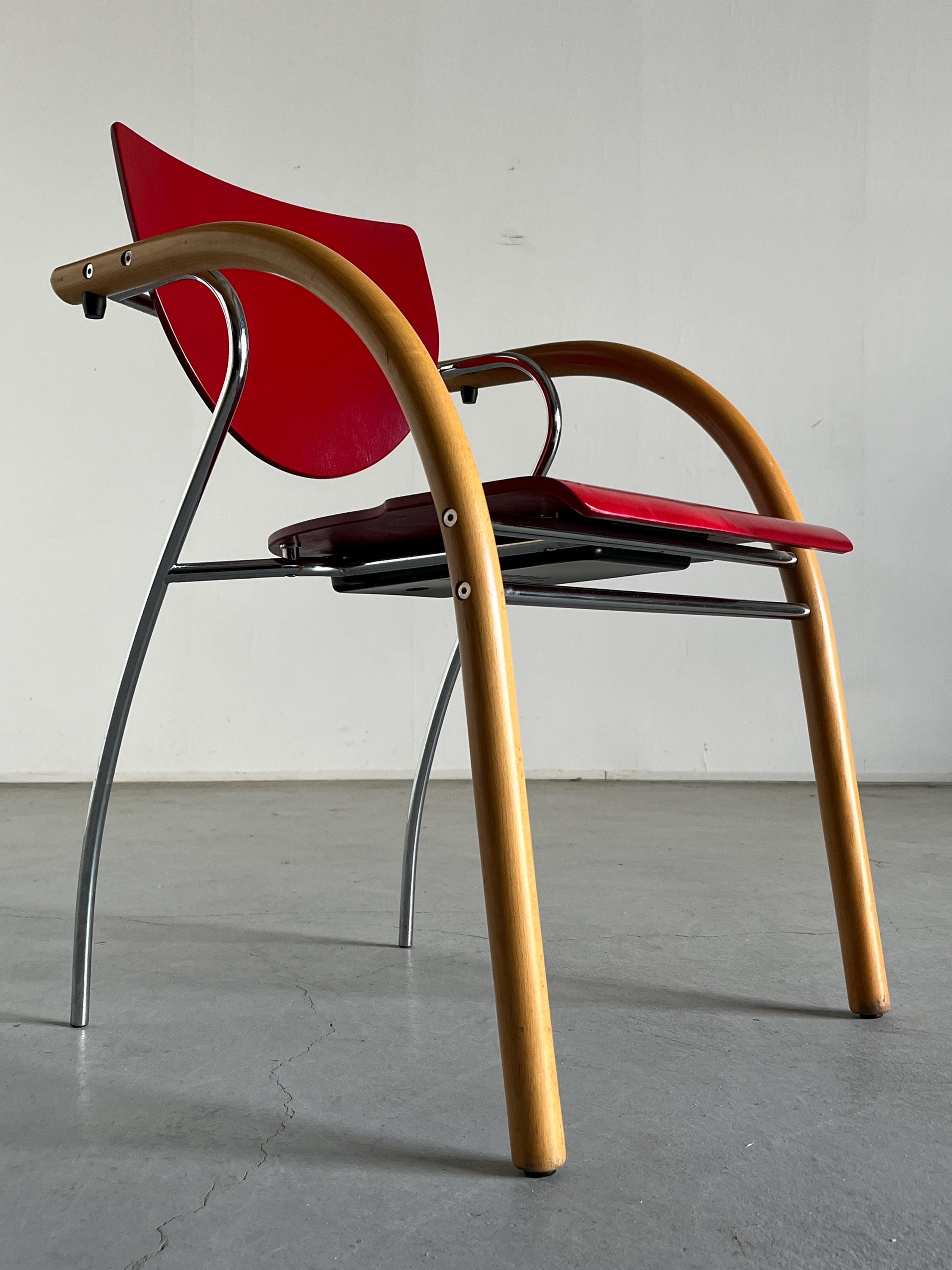 Thonet Vienna Postmodern Chair, 1990s