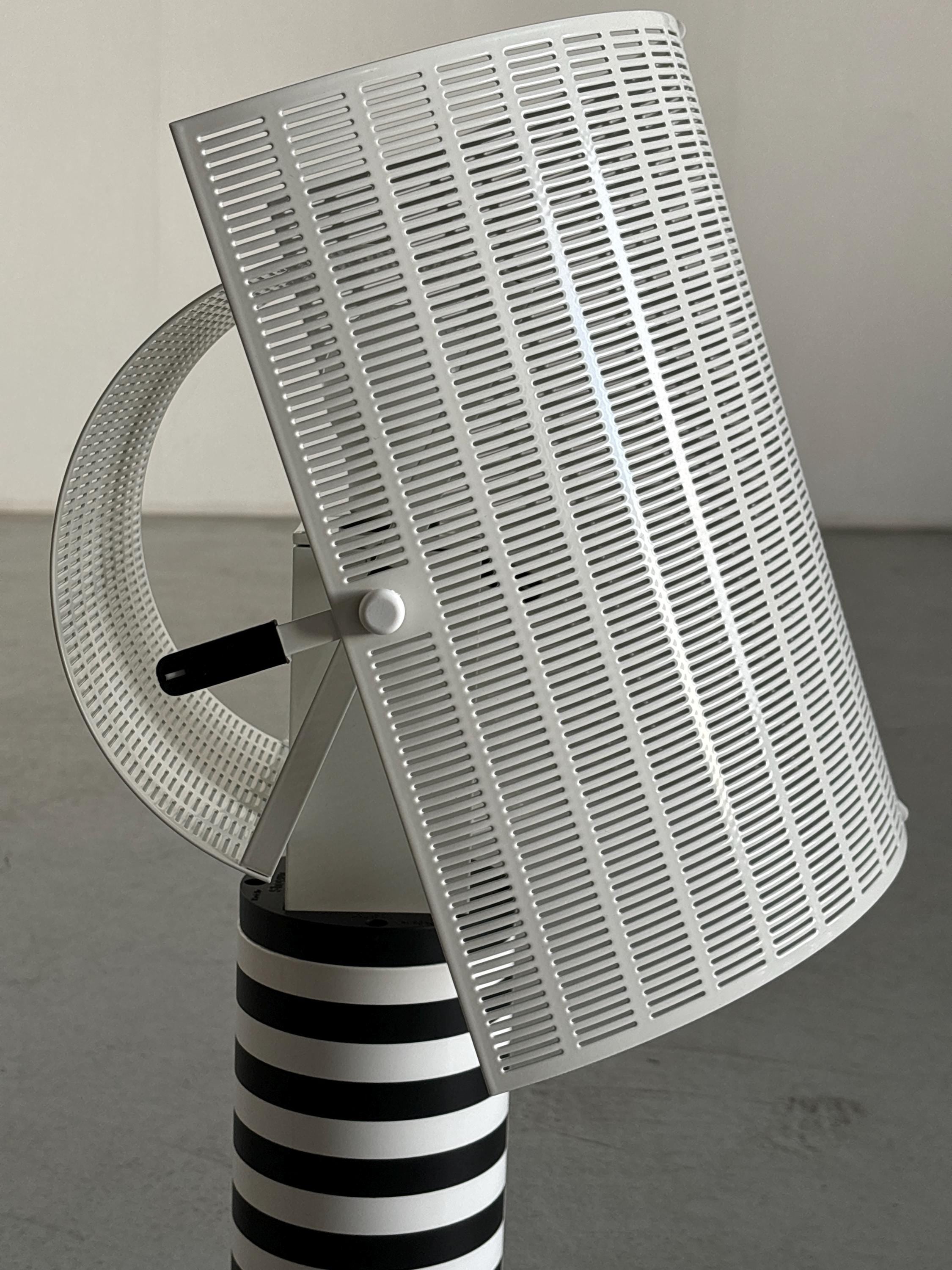 Mario Botta 'Shogun' Pivoting Bicolor Table Lamp for Artemide