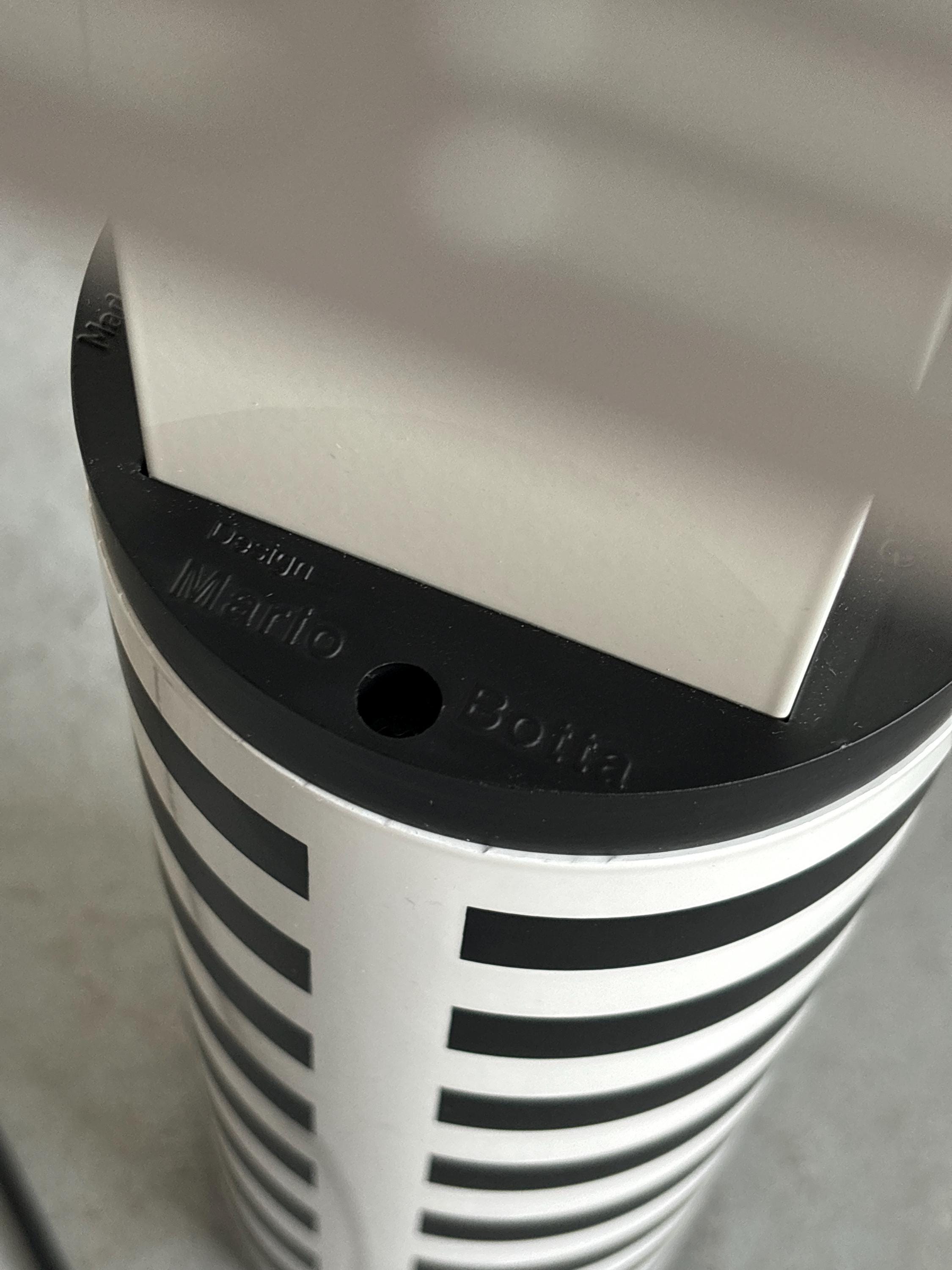Mario Botta 'Shogun' Pivoting Bicolor Table Lamp for Artemide