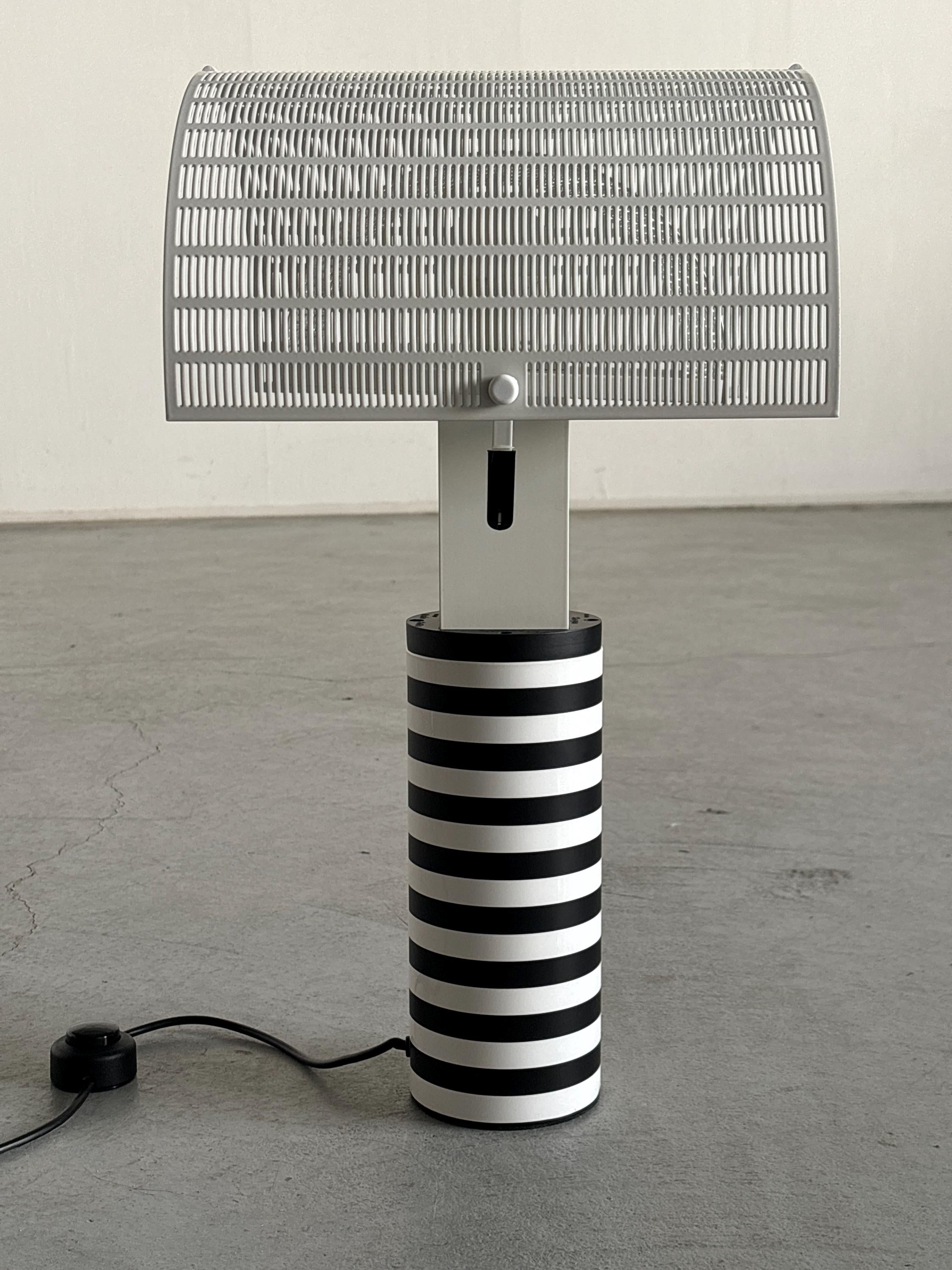 Mario Botta 'Shogun' Pivoting Bicolor Table Lamp for Artemide