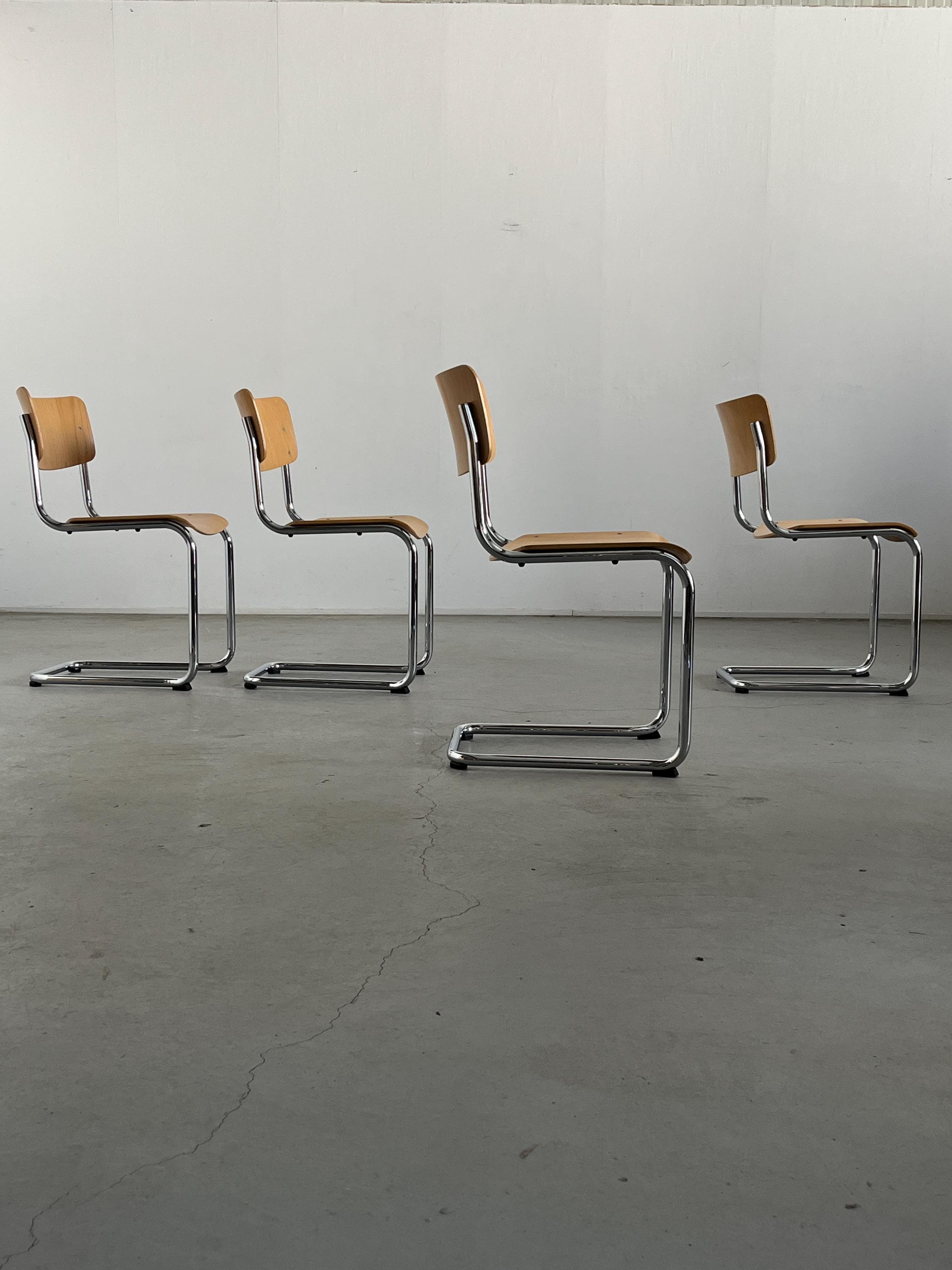 'S43' Cantilever Dining Chairs by Mart Stam, 1970s