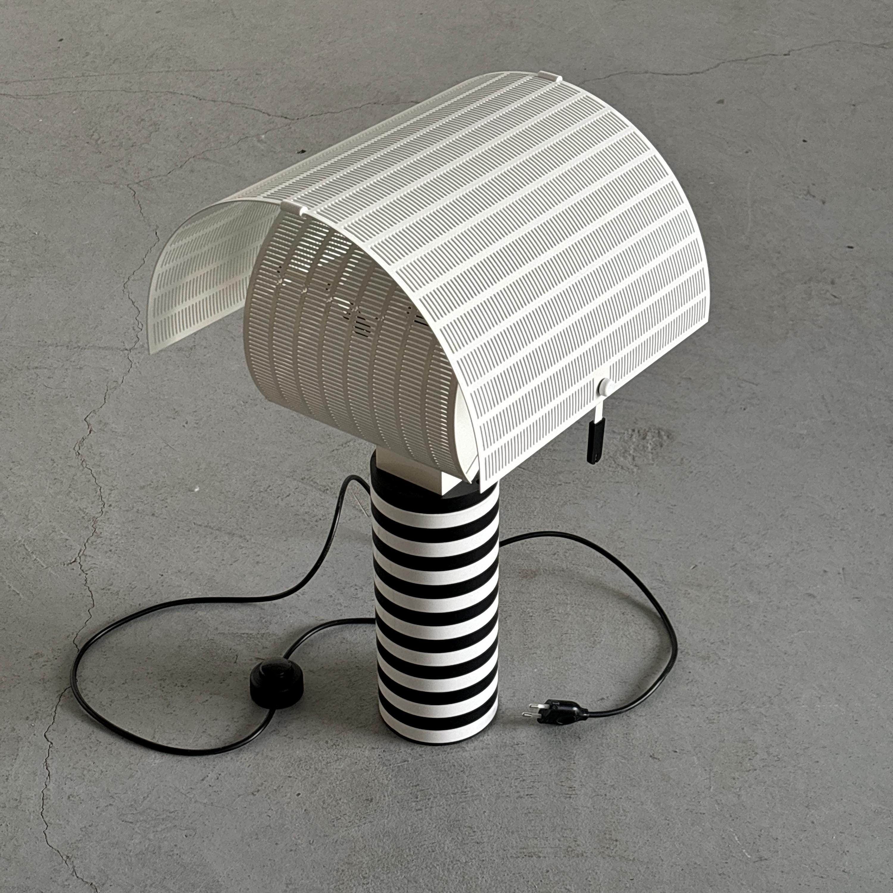 Mario Botta 'Shogun' Pivoting Bicolor Table Lamp for Artemide