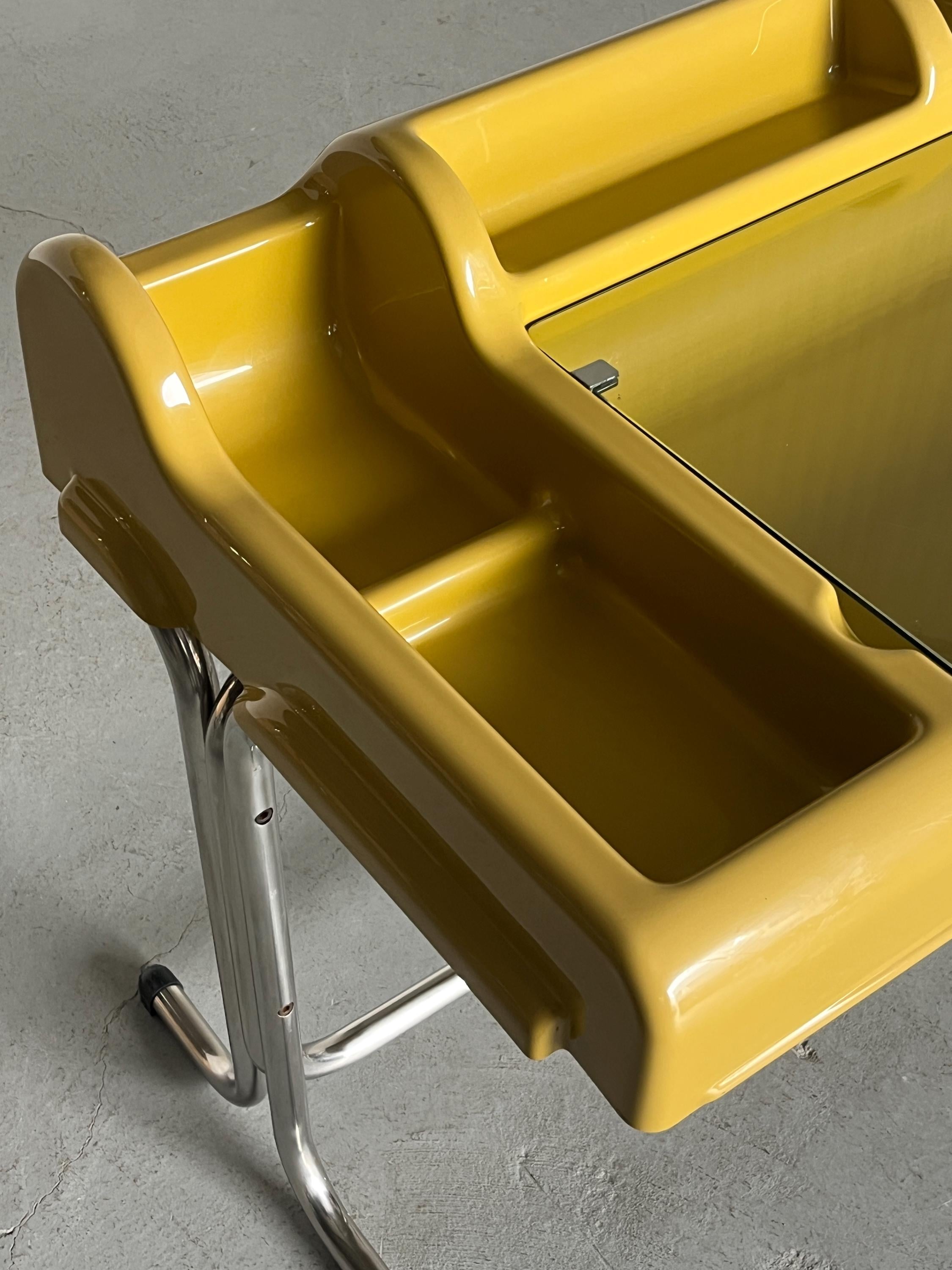 Iconic ‘Orix’ Multi-Purpose Desk and Chair Set by Vittorio Parigi & Nani Prina for Molteni, 1971
