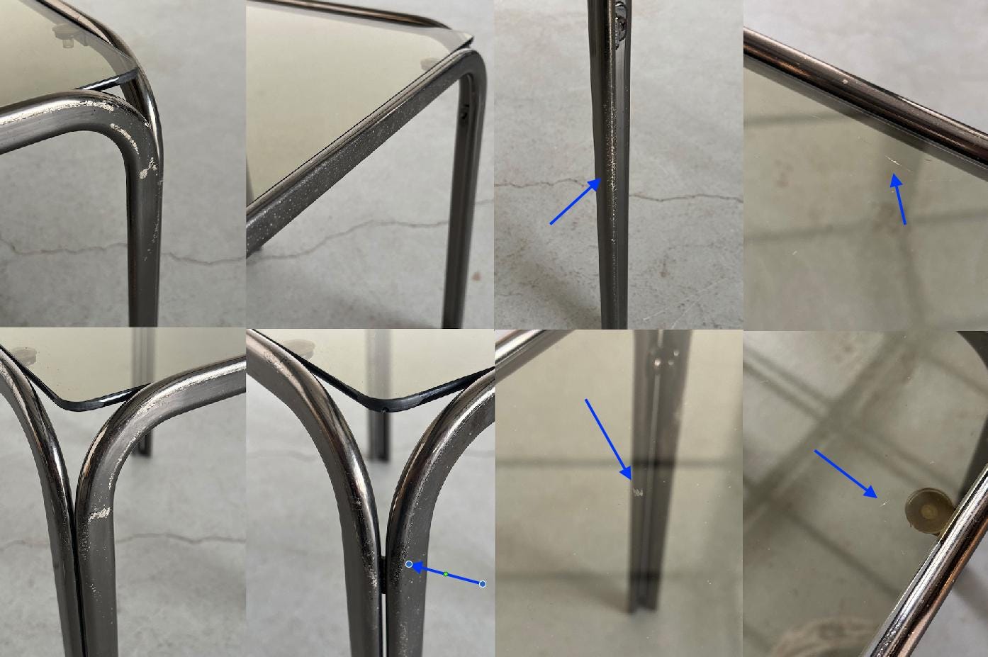 Smoked Glass Nesting Coffee Tables