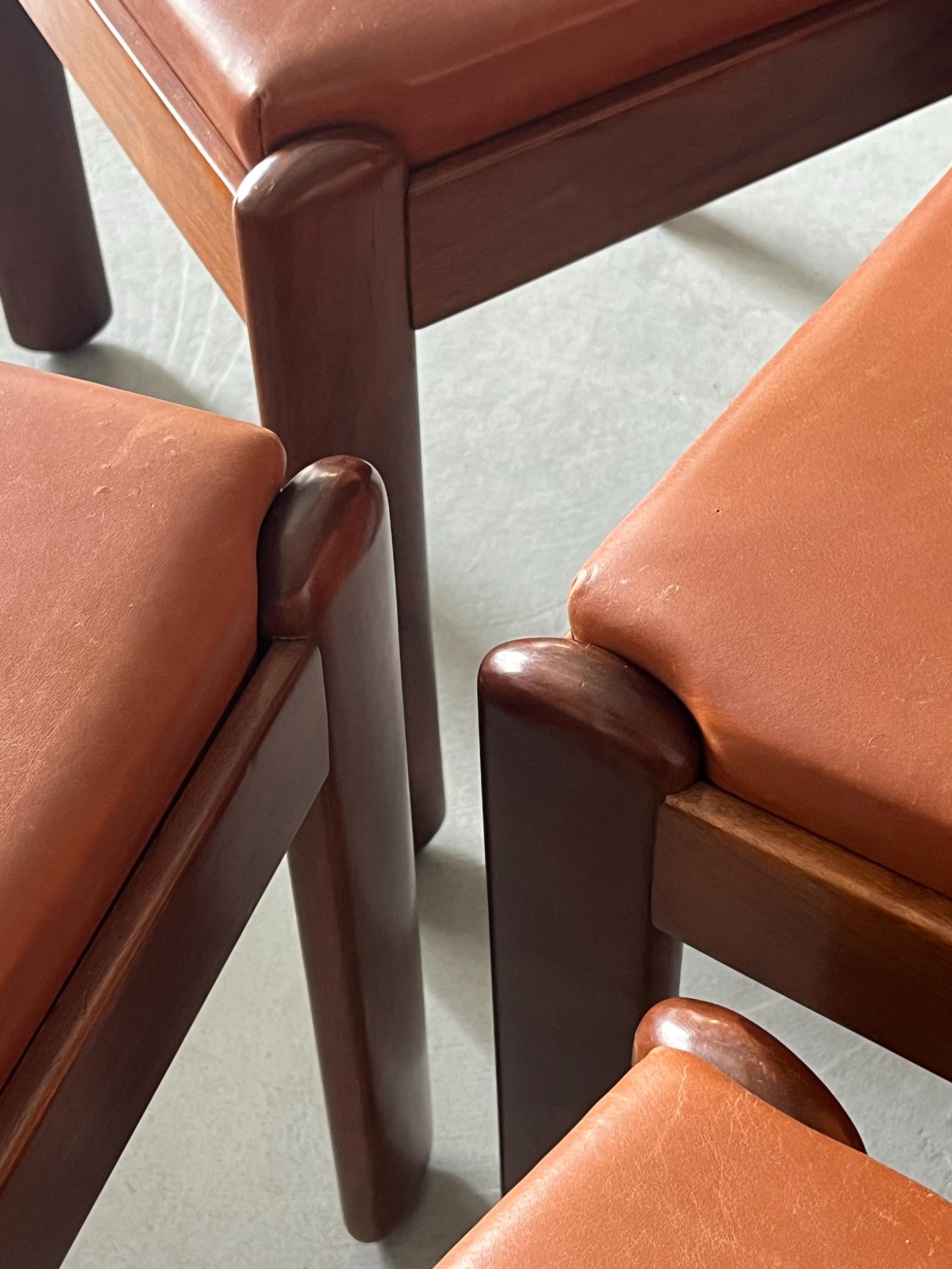 ‘Model 330’ Dining Chairs by Silvio Coppola for Bernini