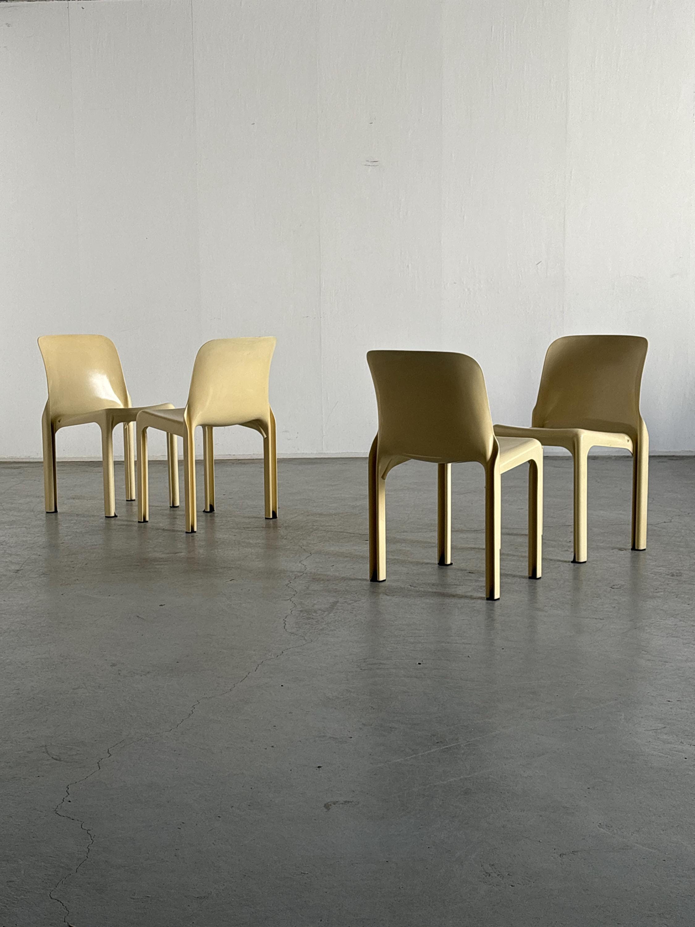 'Selene' Dining Chairs by Vico Magistretti for Artemide Milano