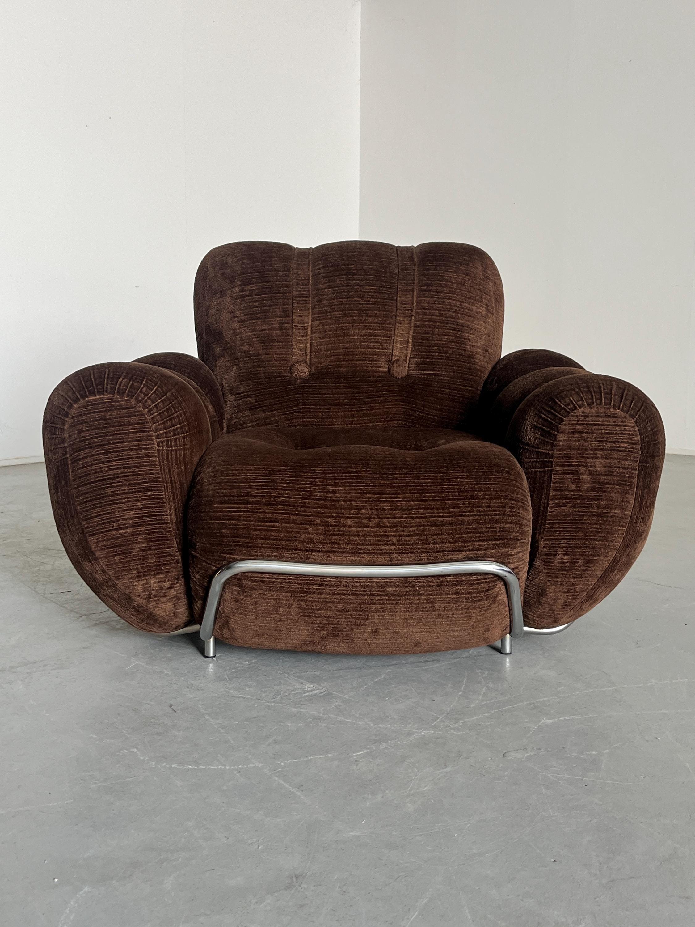 Space Age Cloud Armchair Attributed to Adriano Piazzesi