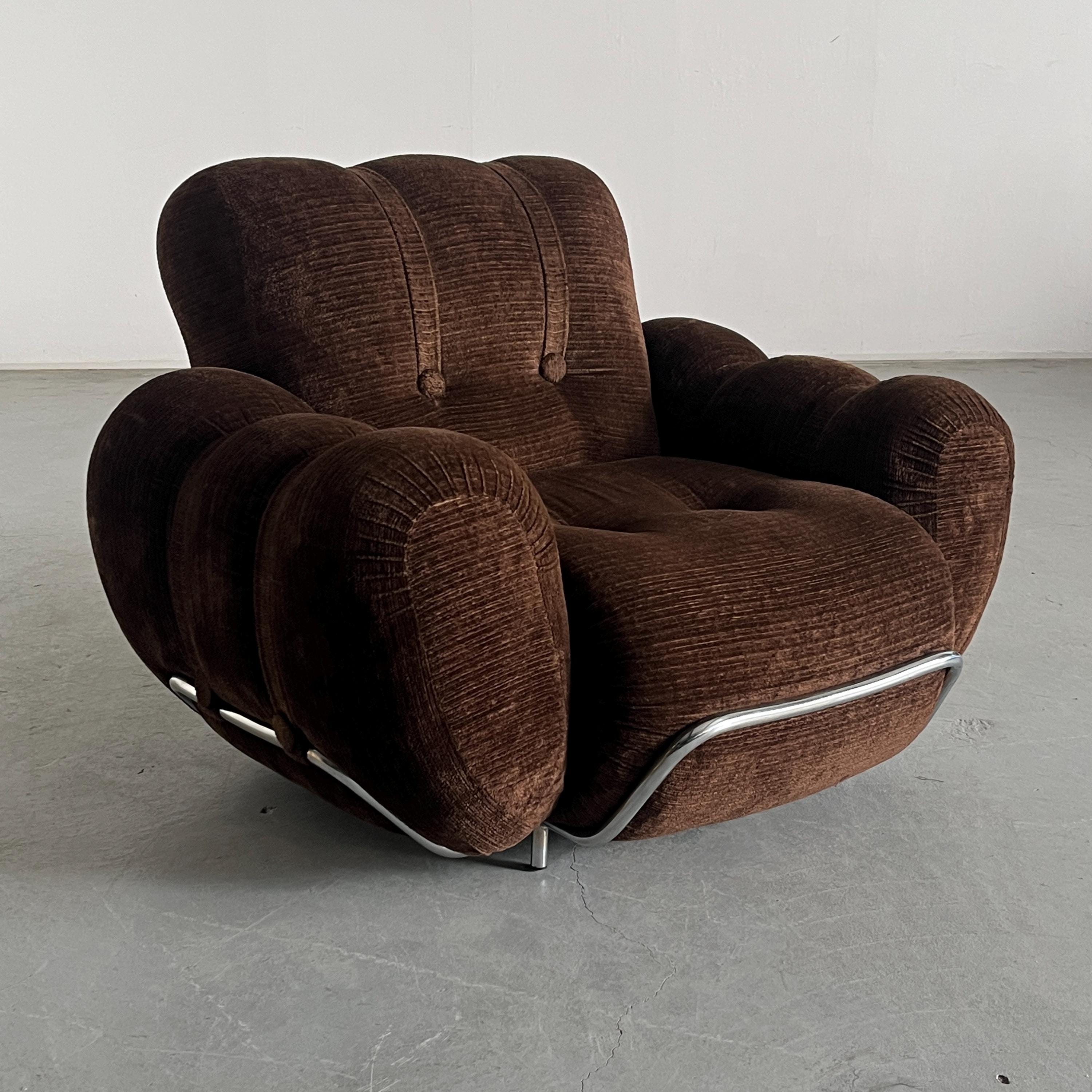 Space Age Cloud Armchair Attributed to Adriano Piazzesi