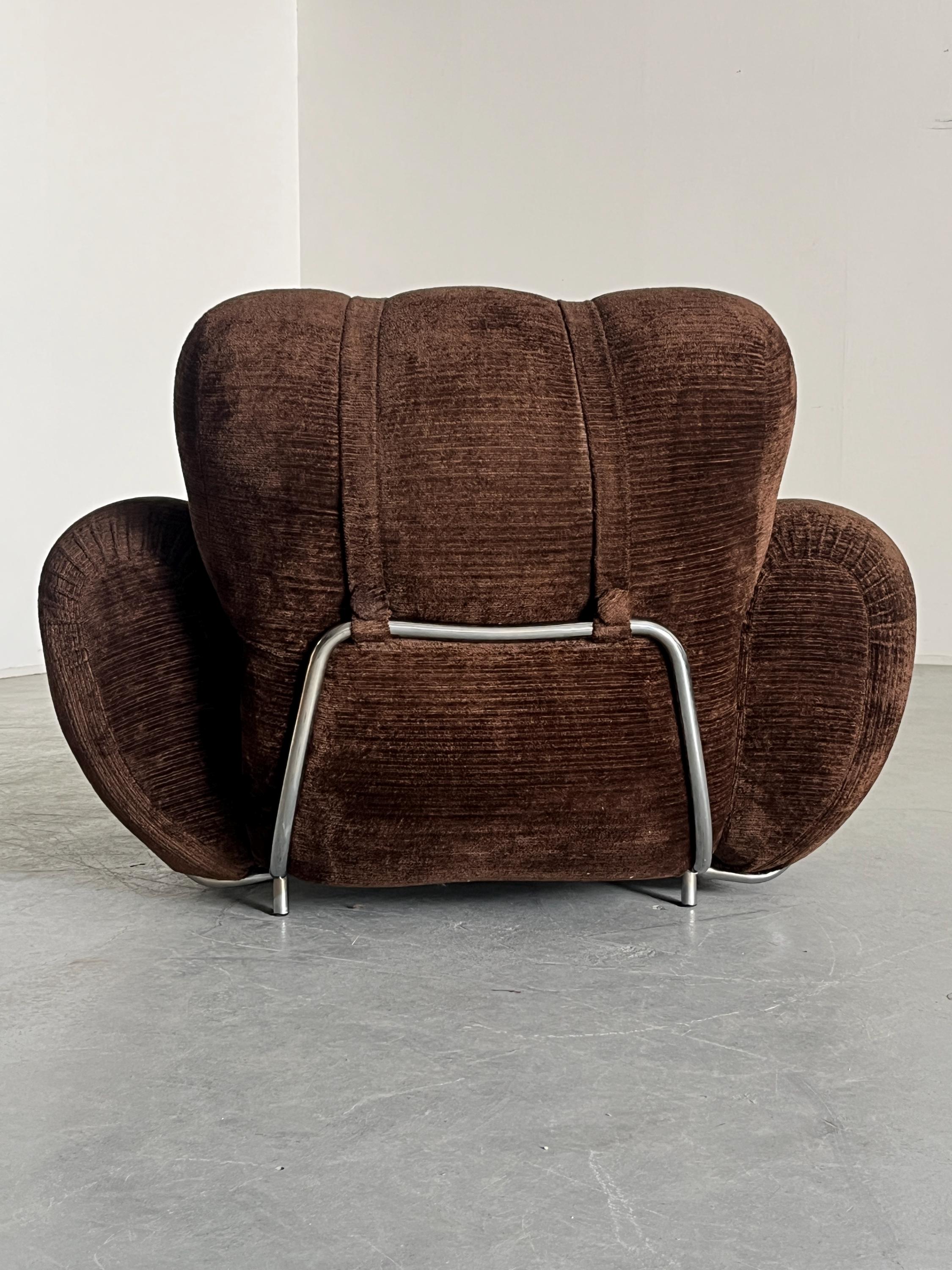 Space Age Cloud Armchair Attributed to Adriano Piazzesi