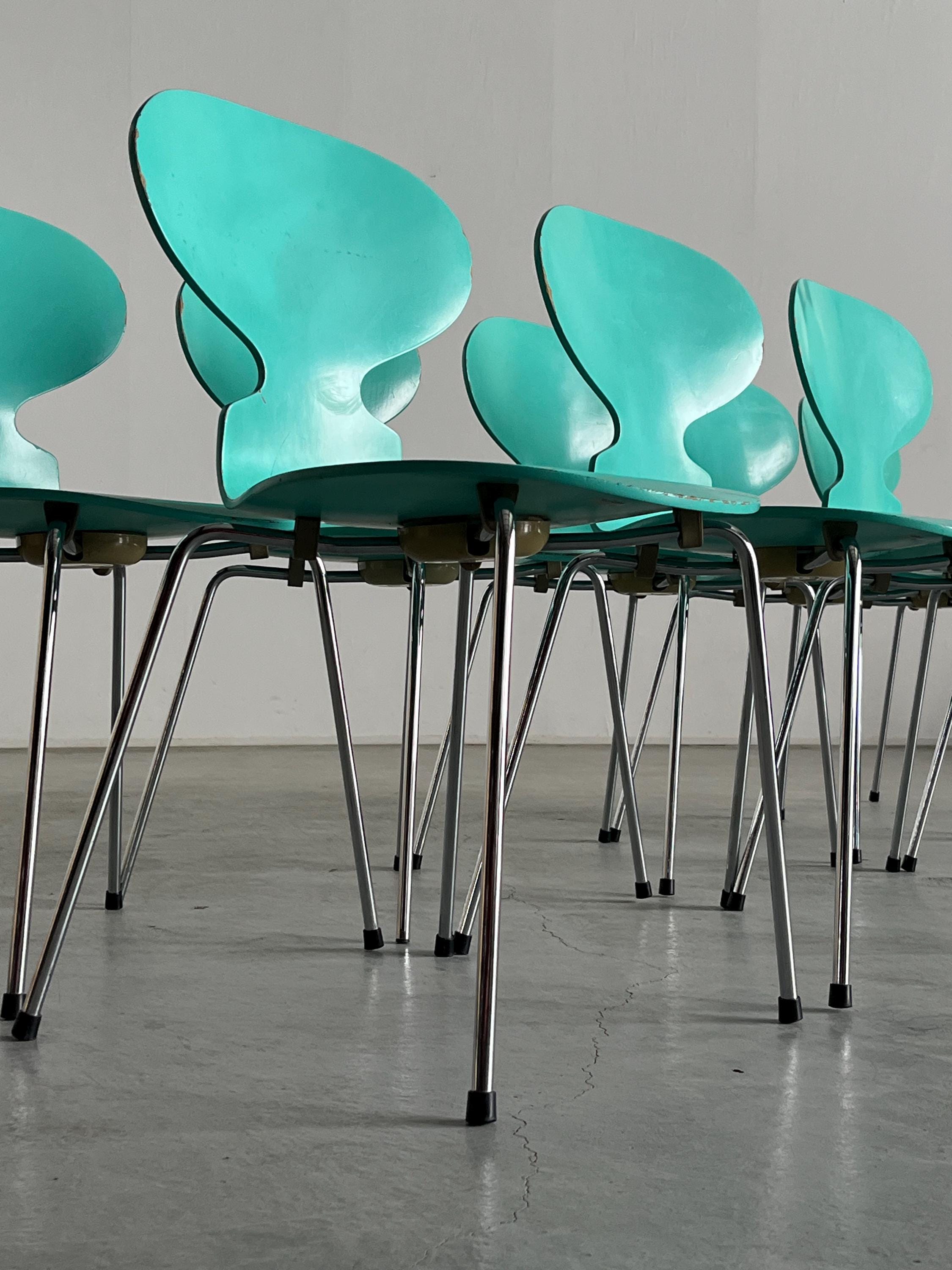 Model 3101 ‘Ant’ Chairs by Arne Jacobsen for Fritz Hansen