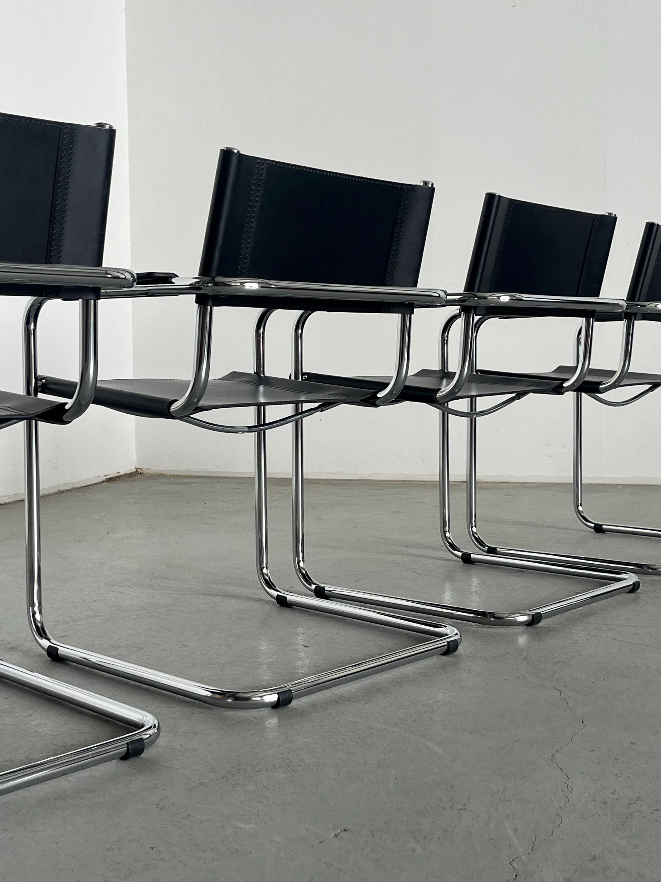 Iconic Mart Stam S34 Design Armchair, 1980s