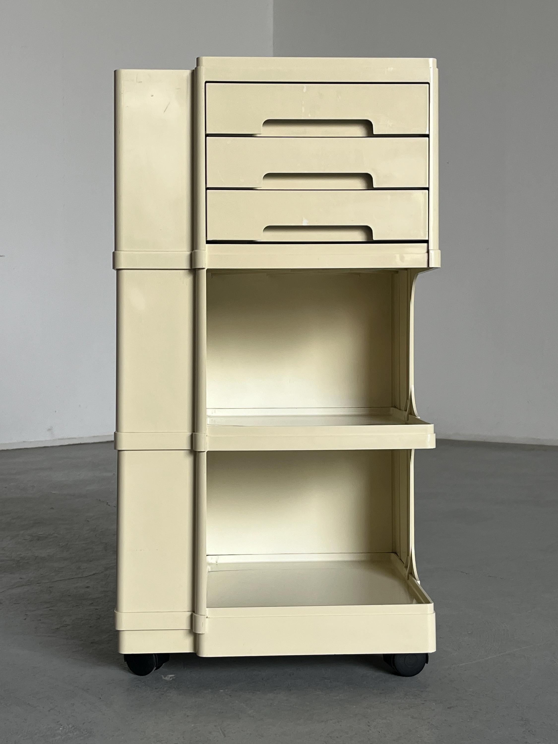 Rolling Artist Mid-Century Modern Trolley by Giovanni Pelis for Stile Neolt