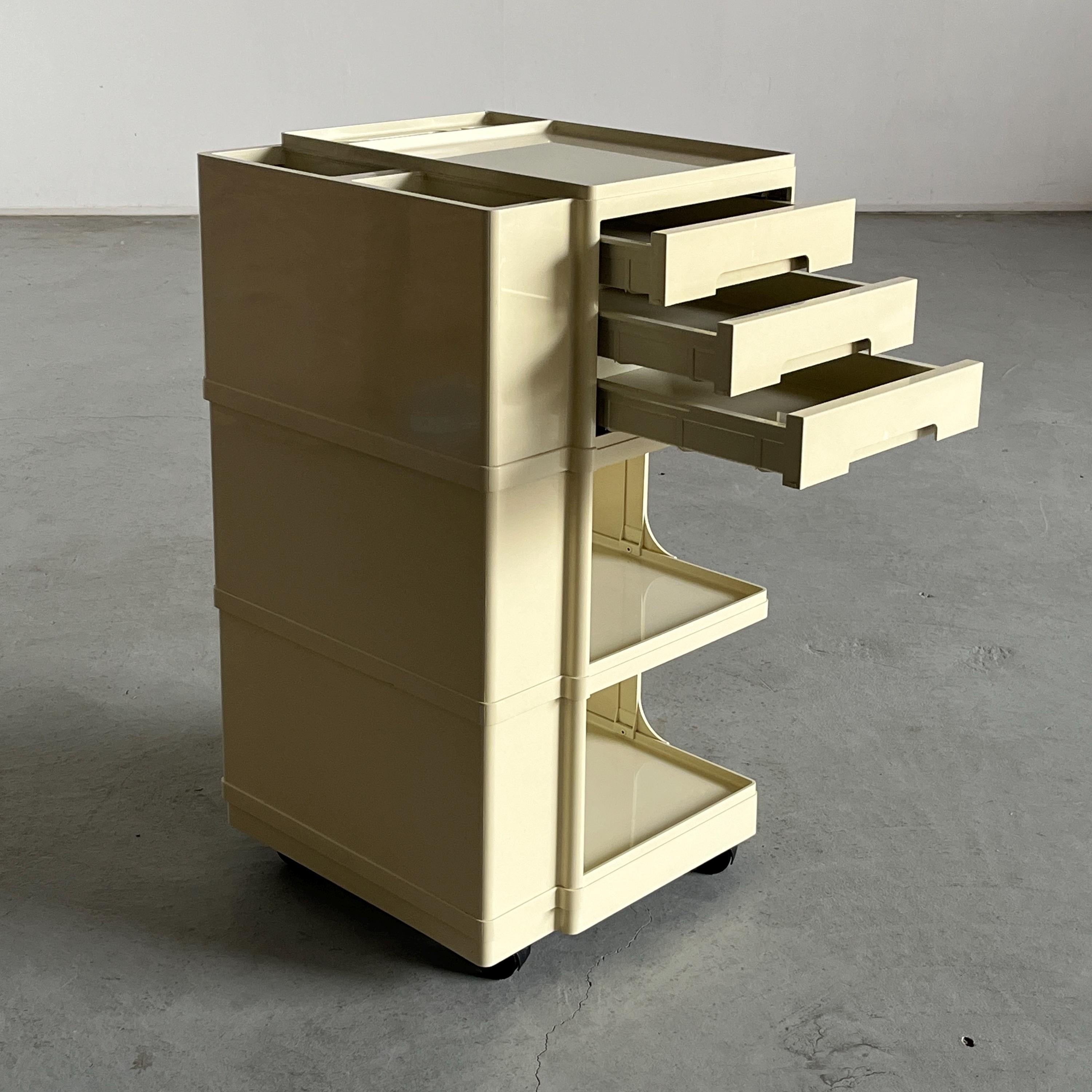 Rolling Artist Mid-Century Modern Trolley by Giovanni Pelis for Stile Neolt