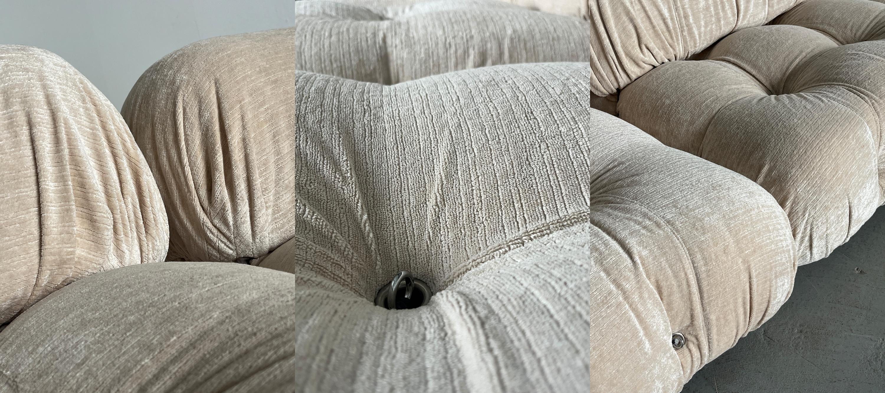 Iconic ‘Camaleonda’ Seating Set by Mario Bellini for C&B Italia with ‘Gli Scacchi’ Complements, First Edition