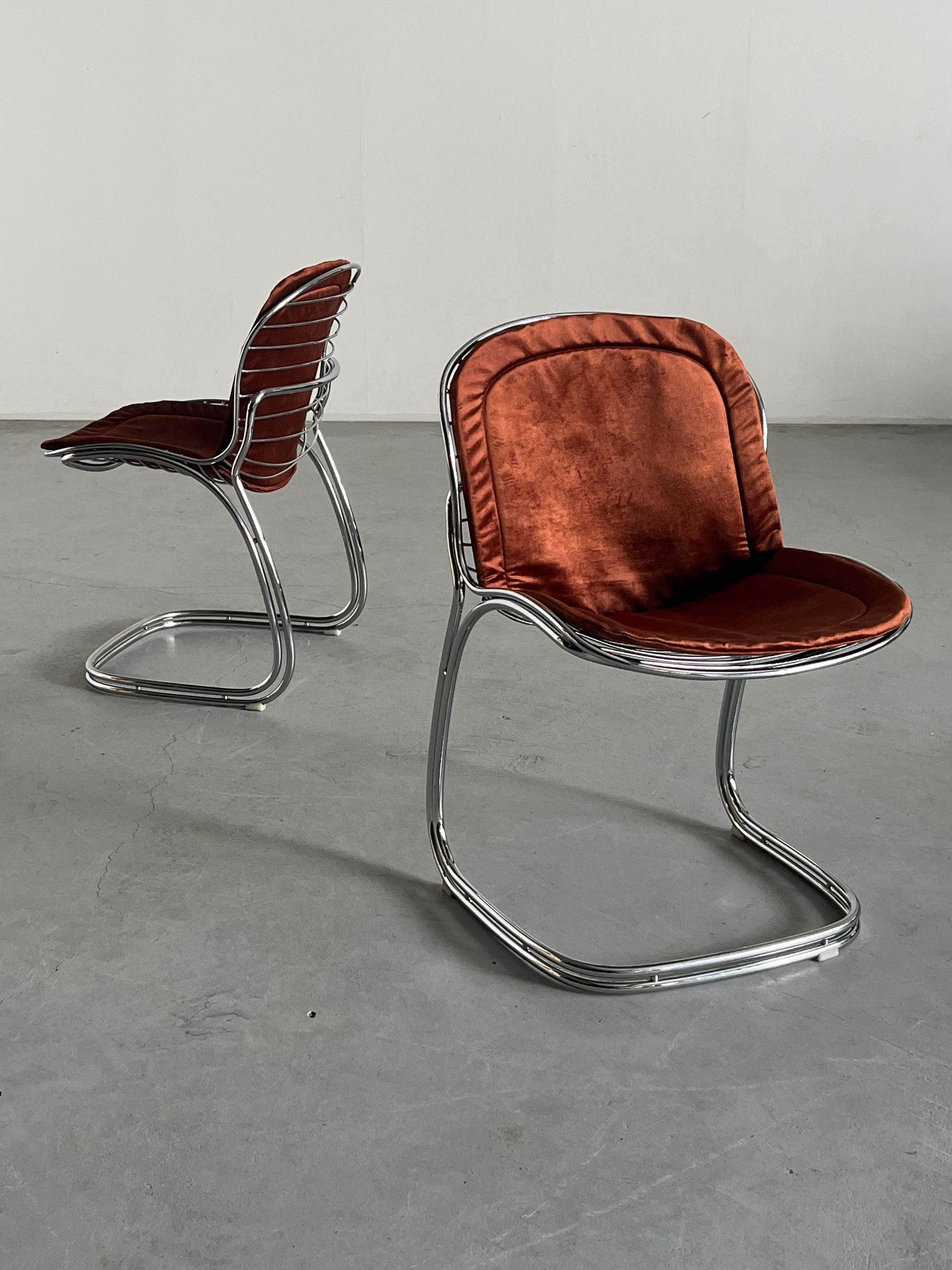 ‘Sabrina’ Dining Chairs by Gastone Rinaldi for Rima