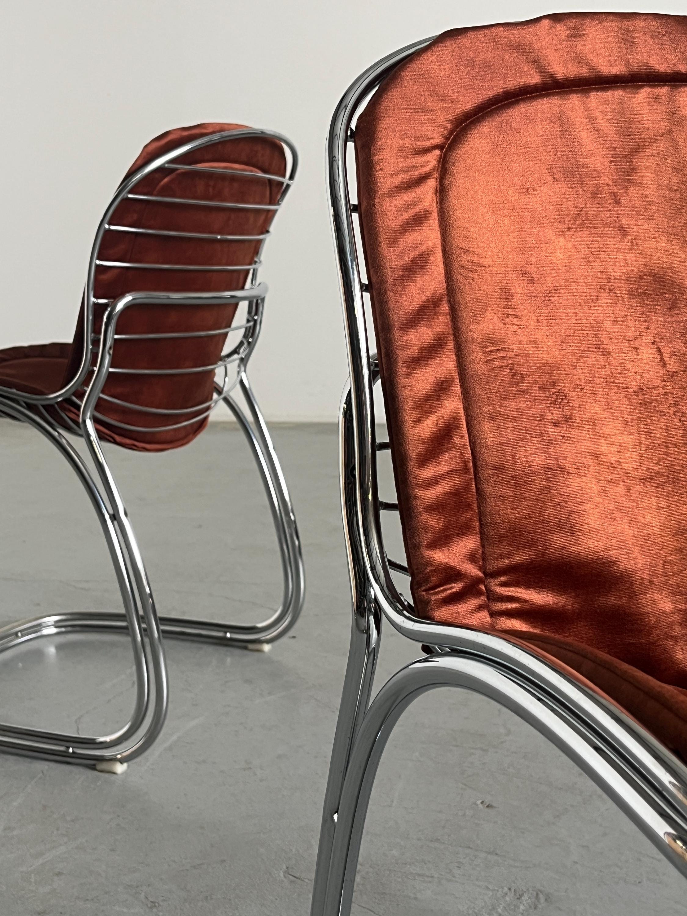 ‘Sabrina’ Dining Chairs by Gastone Rinaldi for Rima