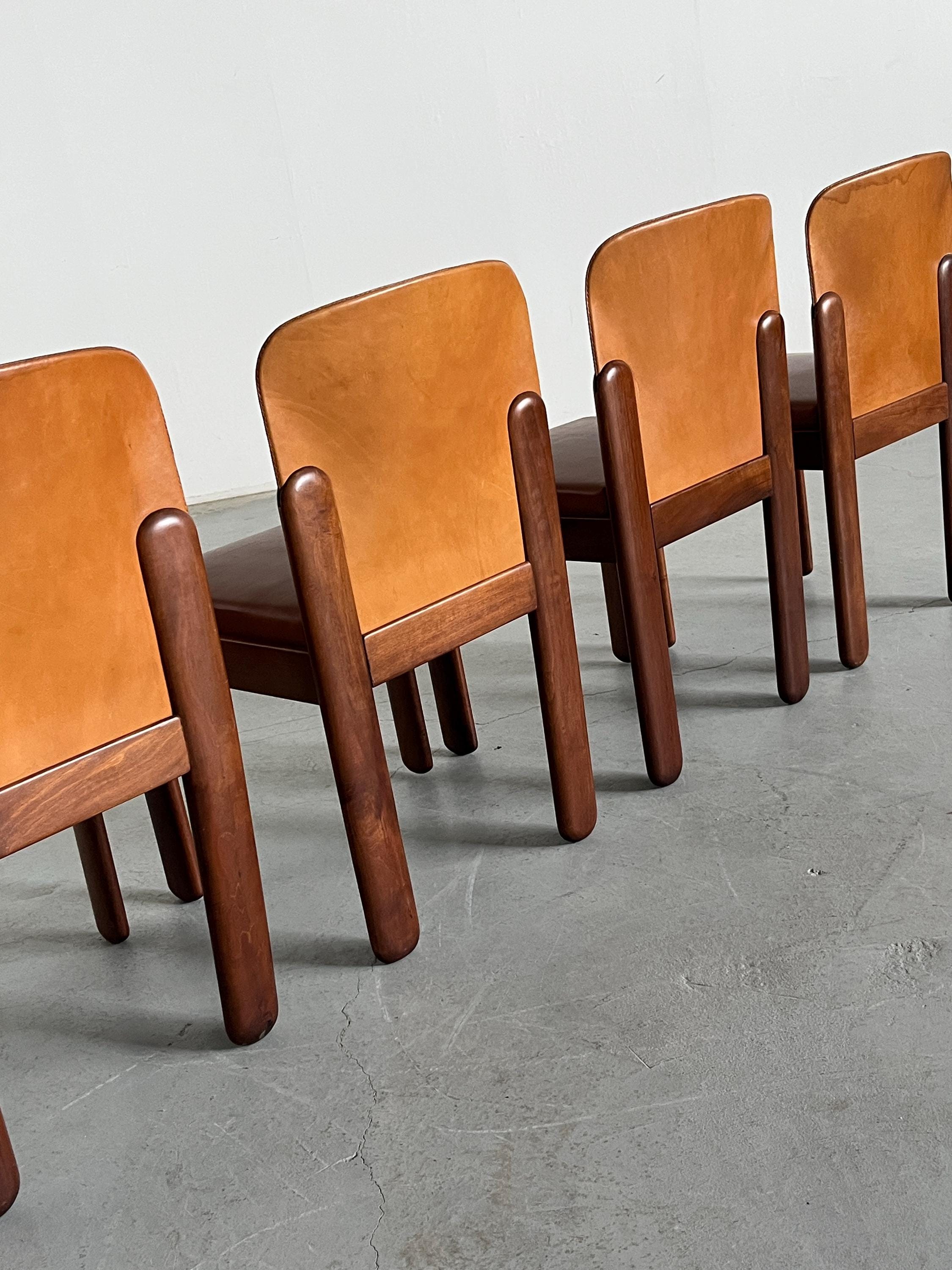 ‘Model 330’ Dining Chairs by Silvio Coppola for Bernini