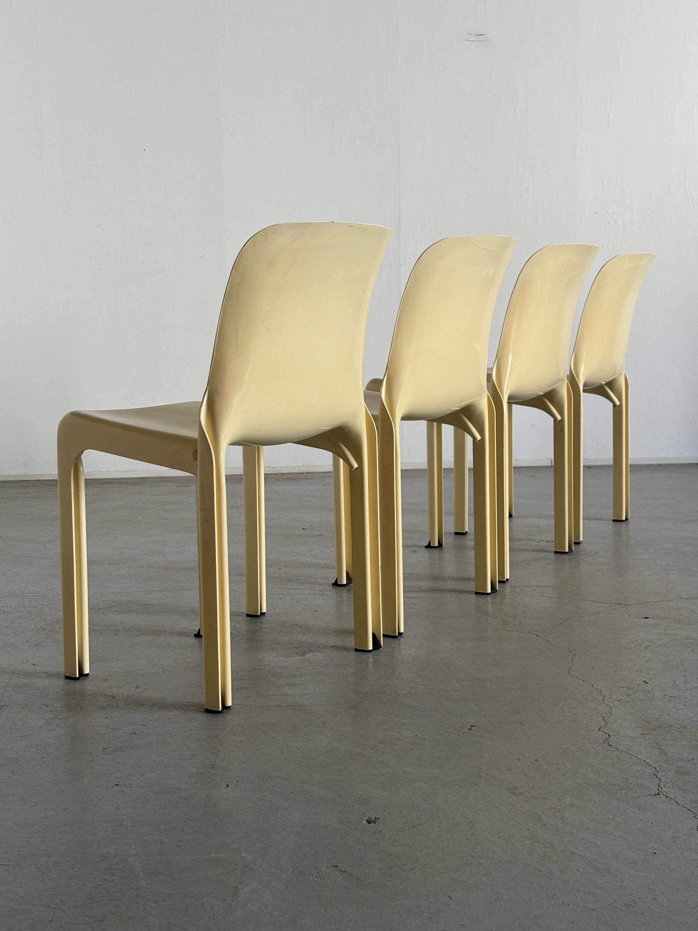 'Selene' Dining Chairs by Vico Magistretti for Artemide Milano