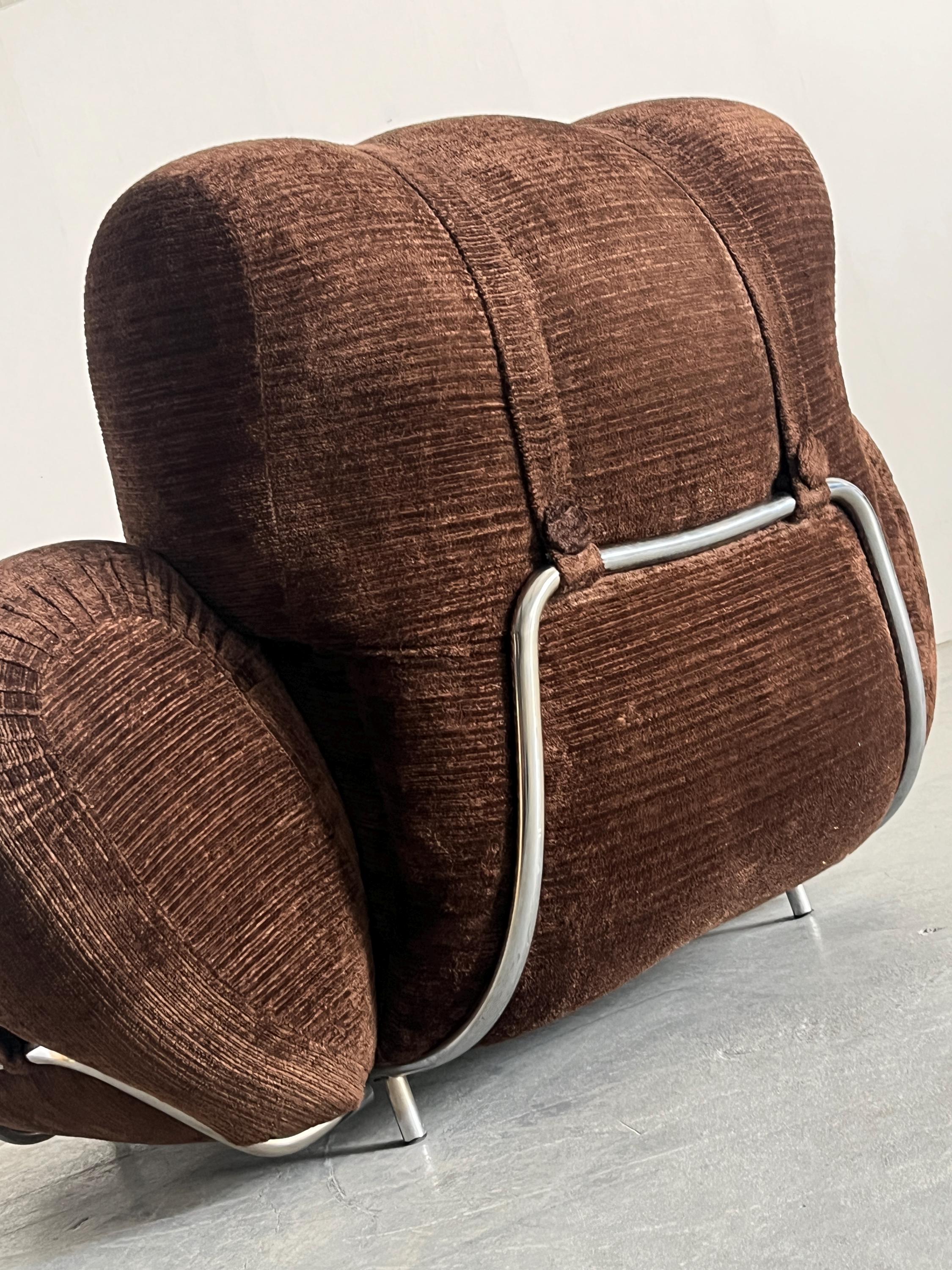 Space Age Cloud Armchair Attributed to Adriano Piazzesi