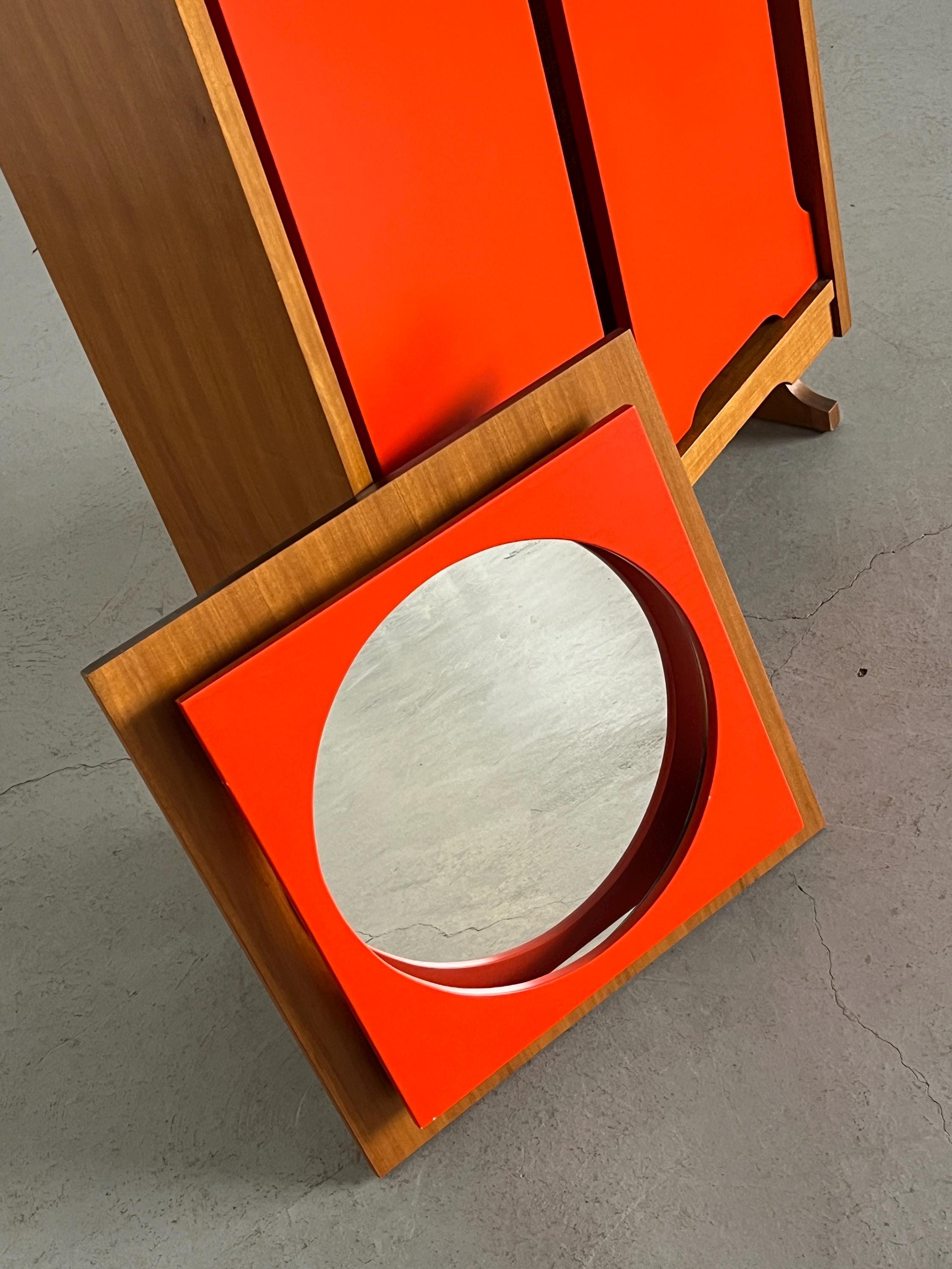 Mid-Century Modern Wall Mirror