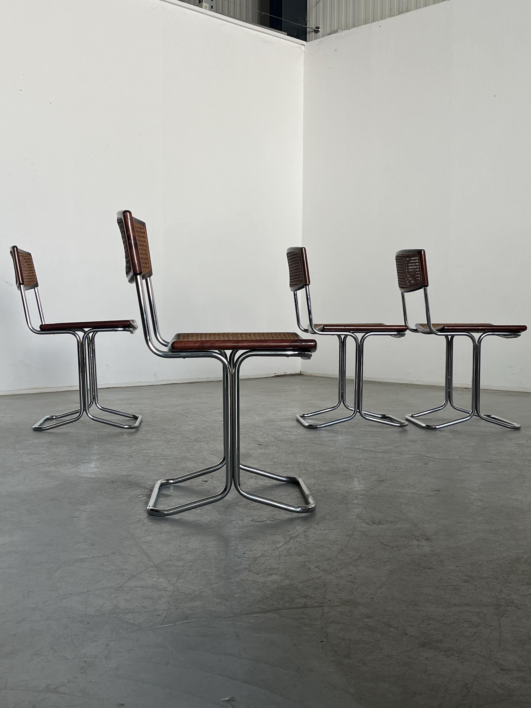 Mid-Century Dining Chairs Attributed to Antonio Ari Colombo for Arflex