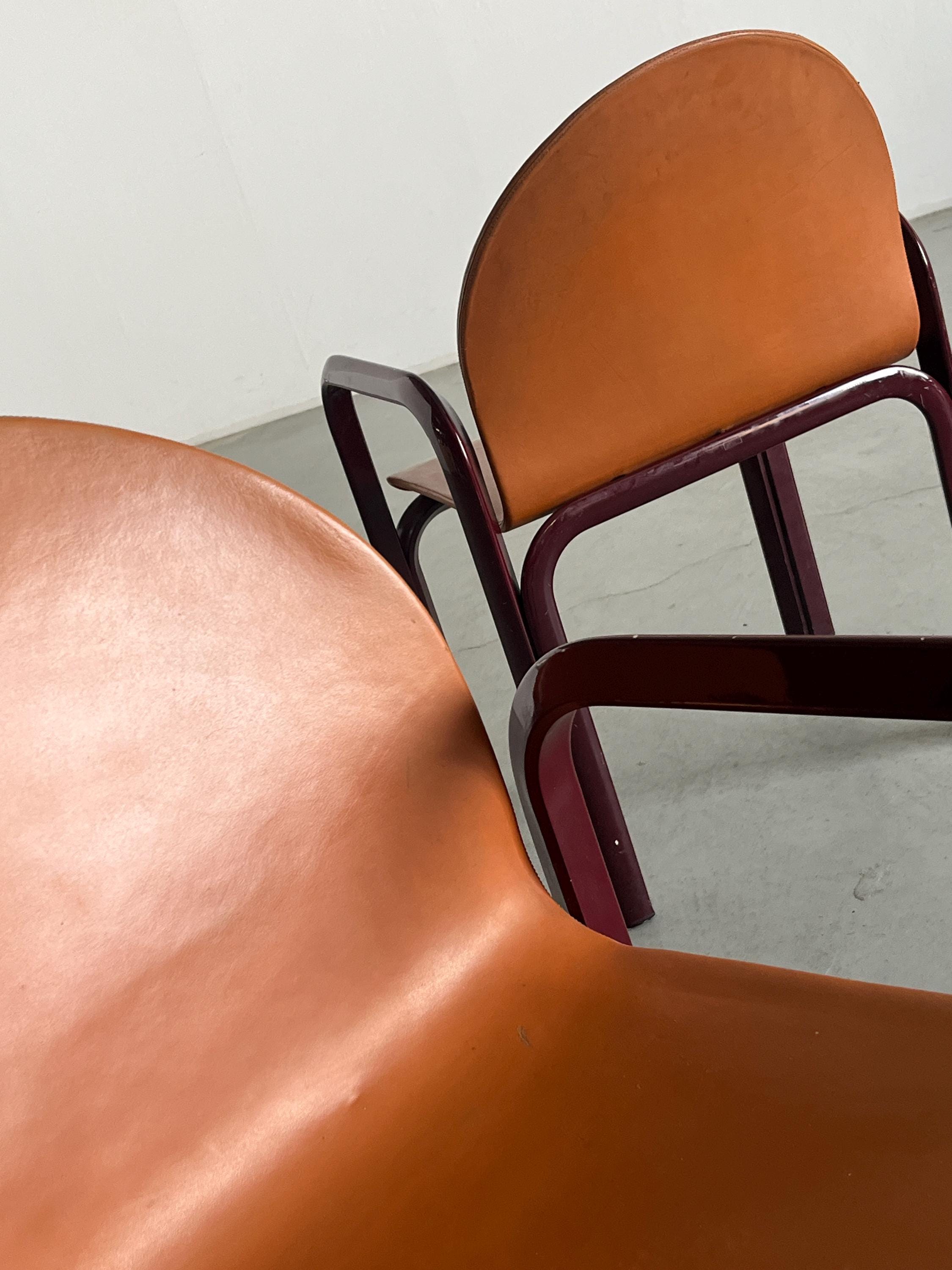 Pair of Gae Aulenti 'Orsay' Armchairs for Knoll International