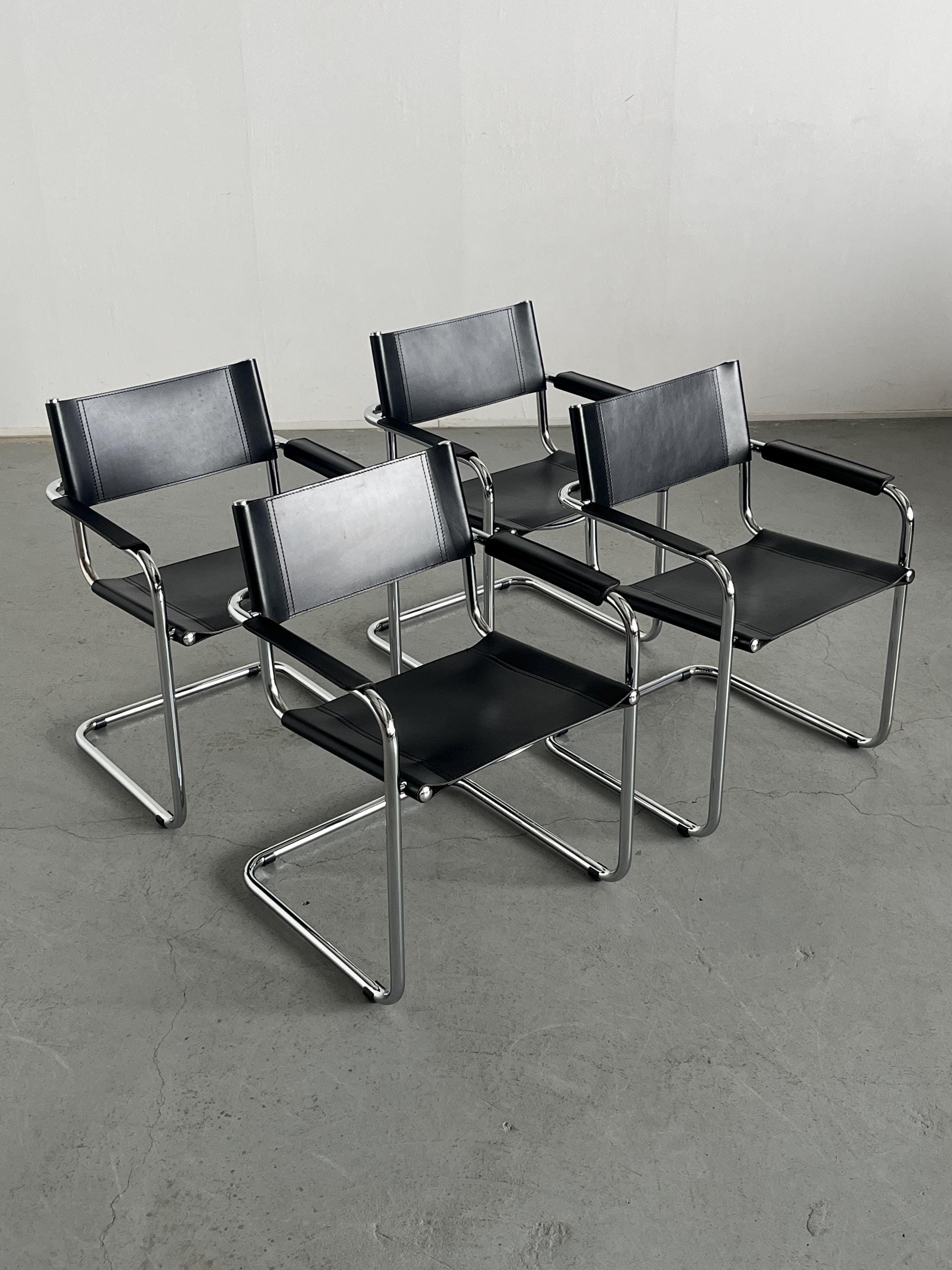Iconic Mart Stam S34 Design Armchair, 1980s