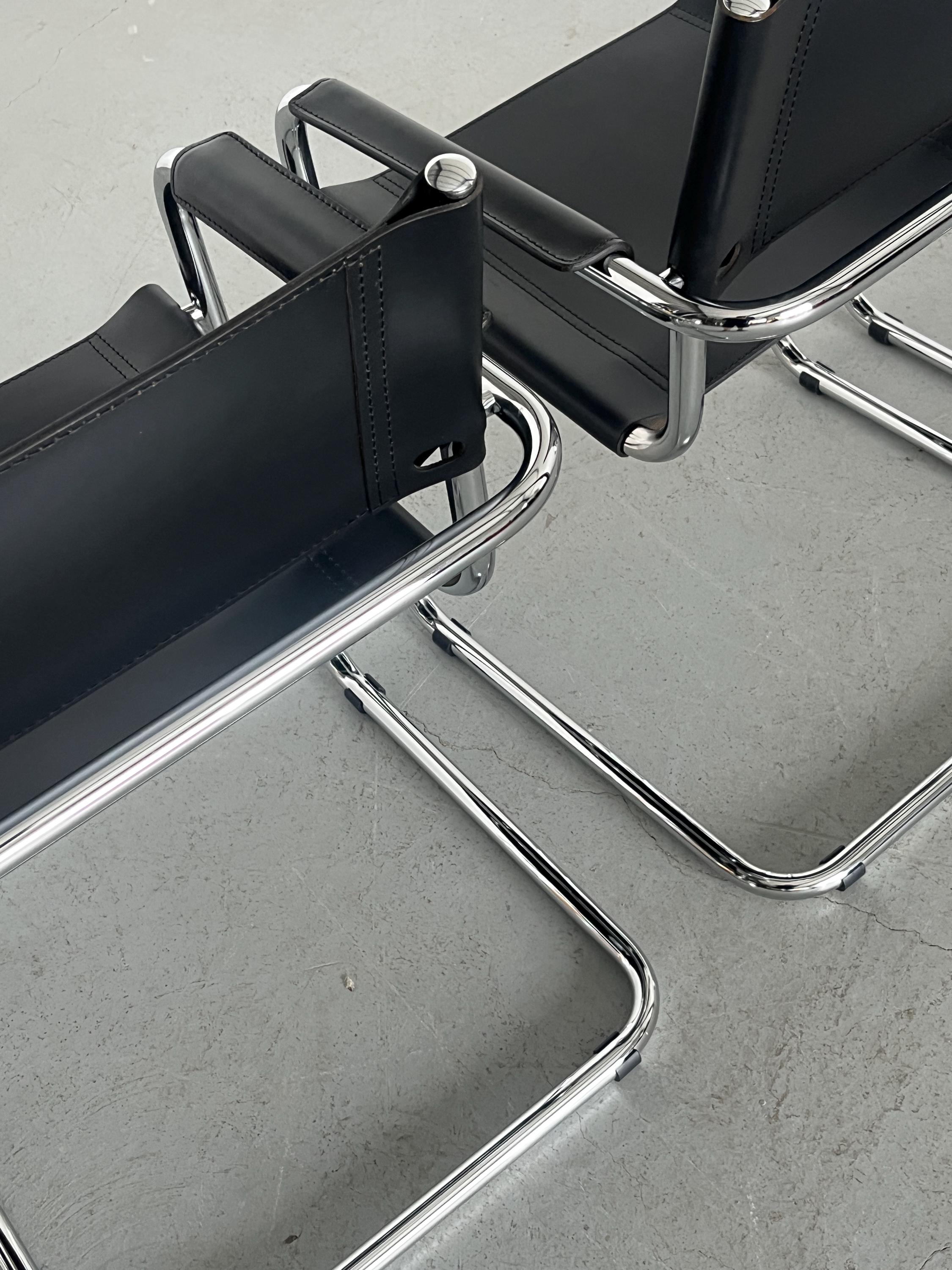Iconic Mart Stam S34 Design Armchair, 1980s