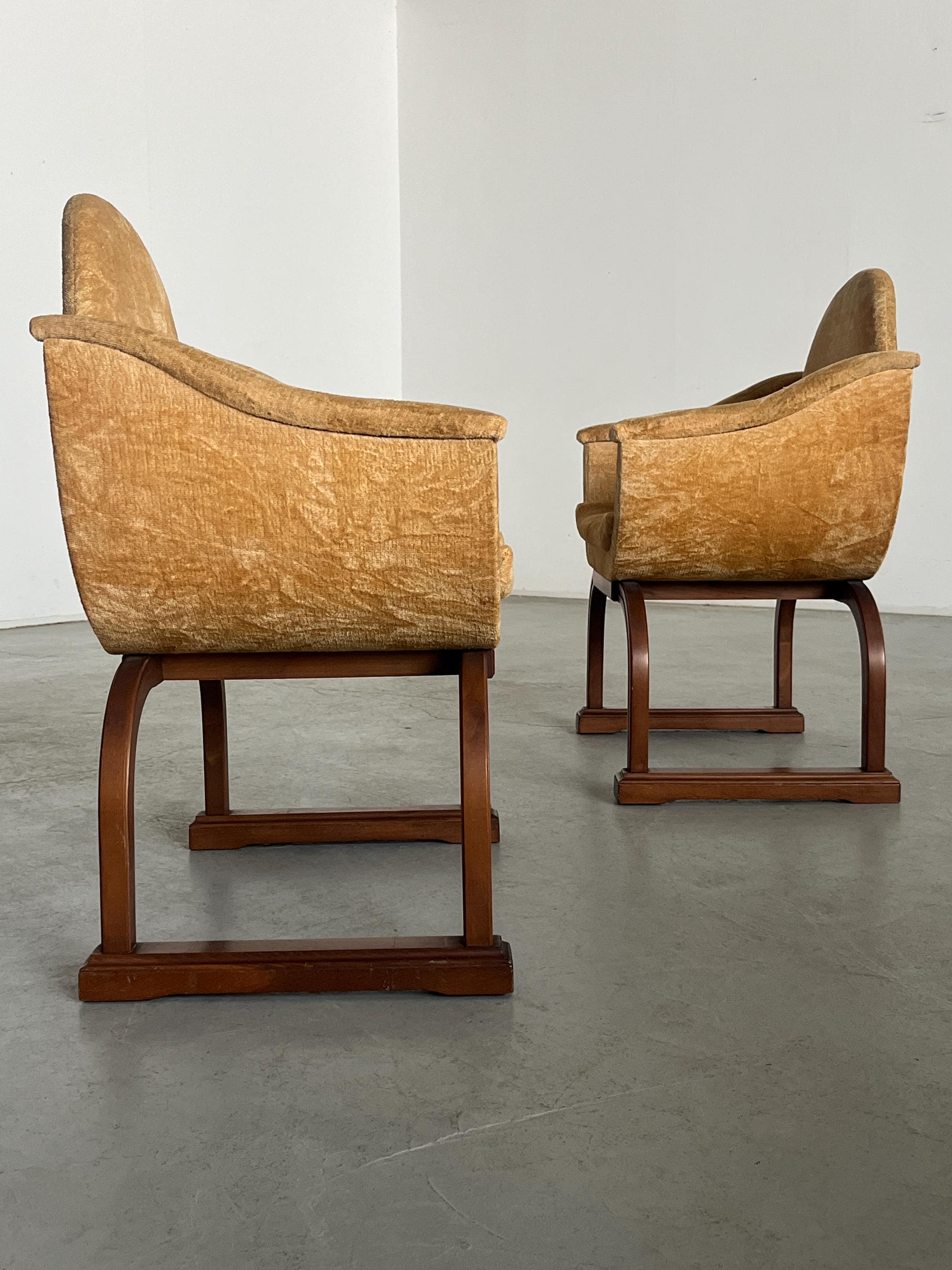 Italian Art Deco Armchairs