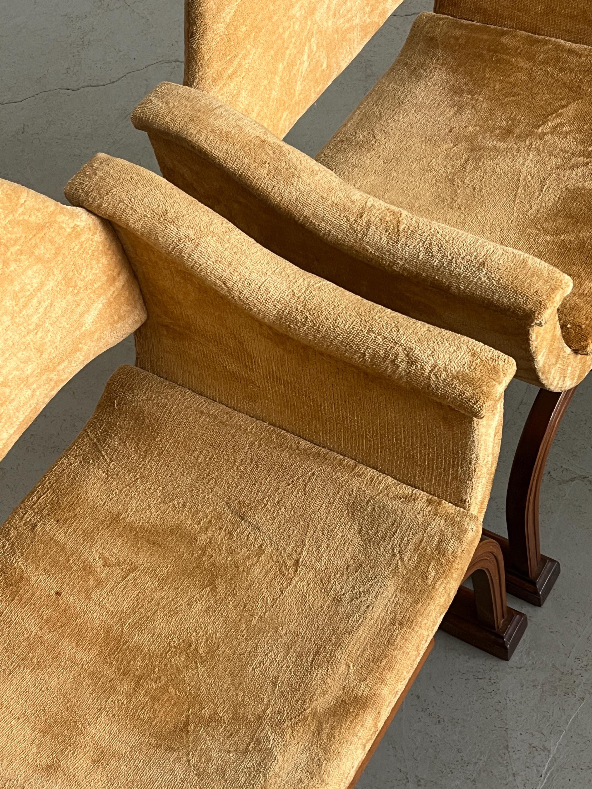 Italian Art Deco Armchairs