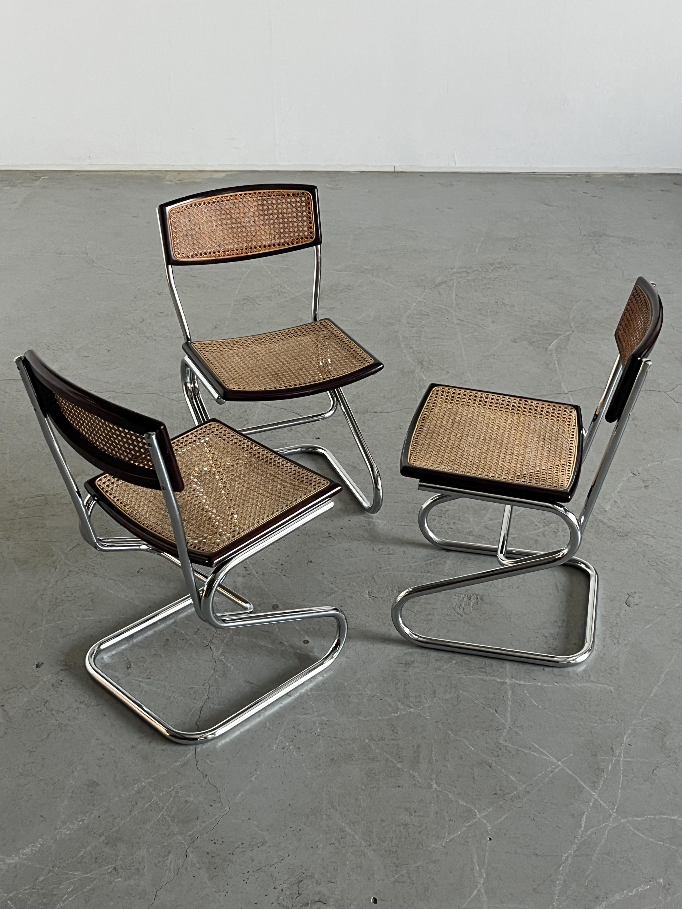 Mid-Century Modern Cantilever Dining Chairs