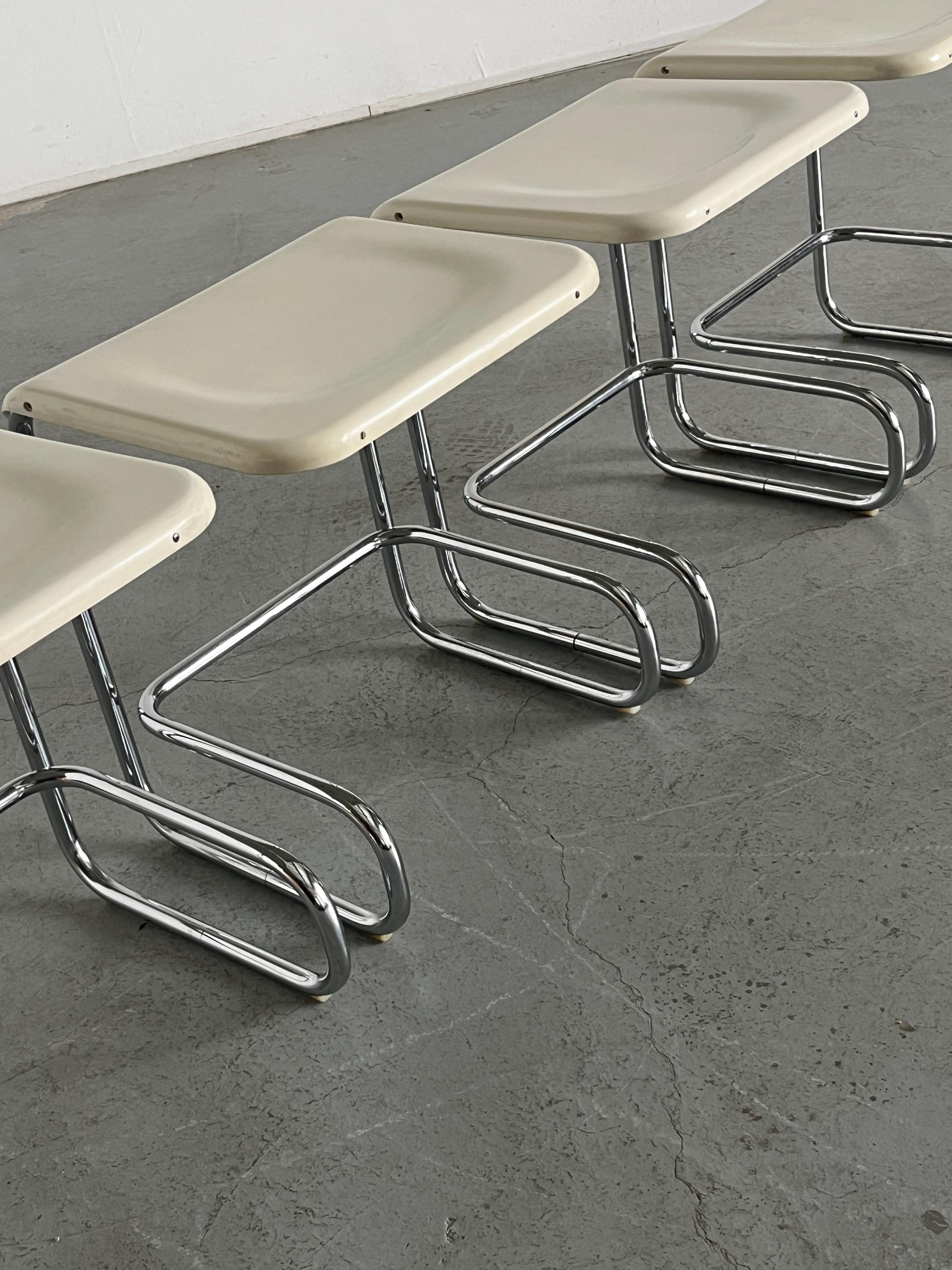 Modernist Cantilever Stools by Arclinea