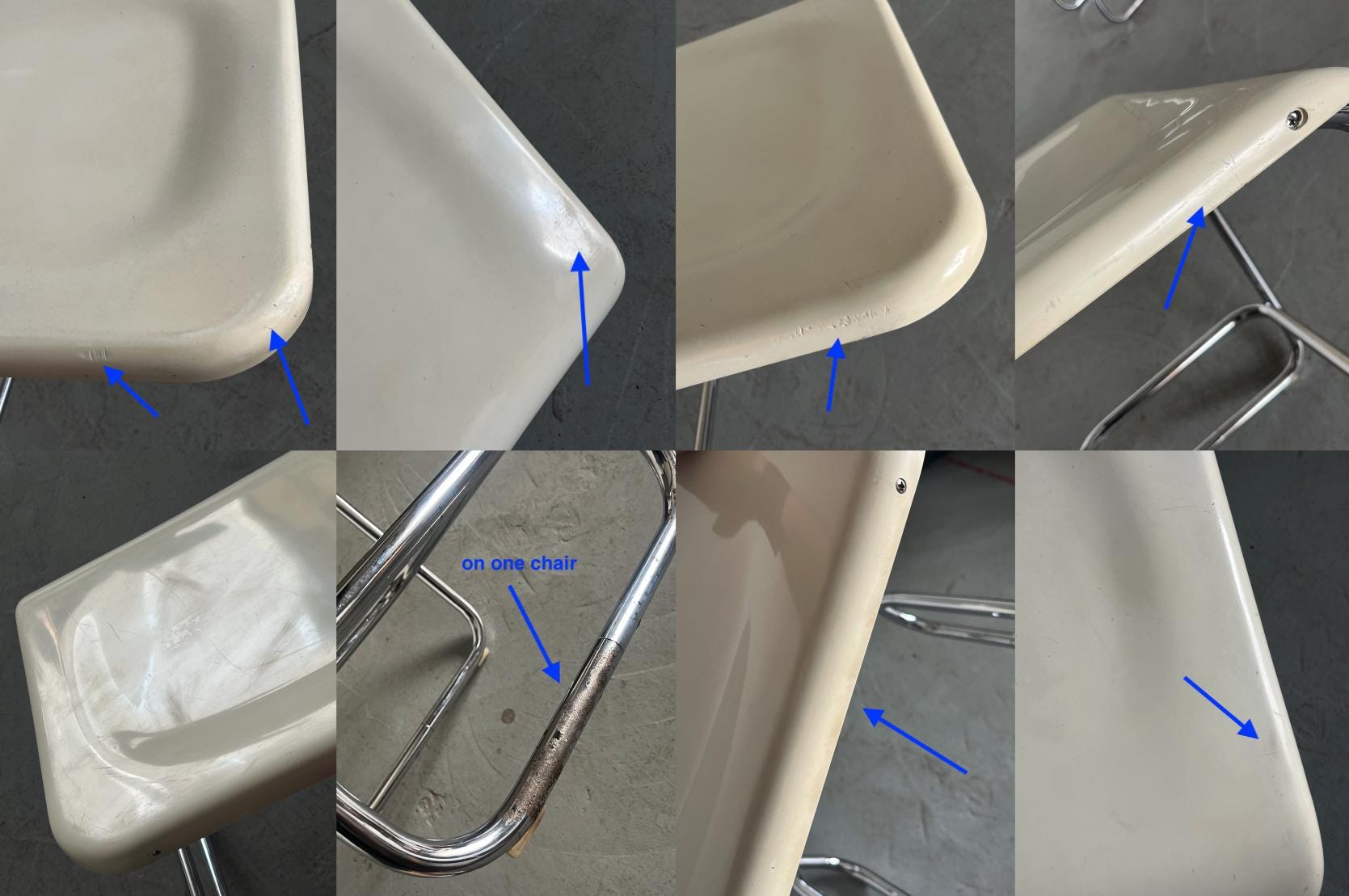 Modernist Cantilever Stools by Arclinea