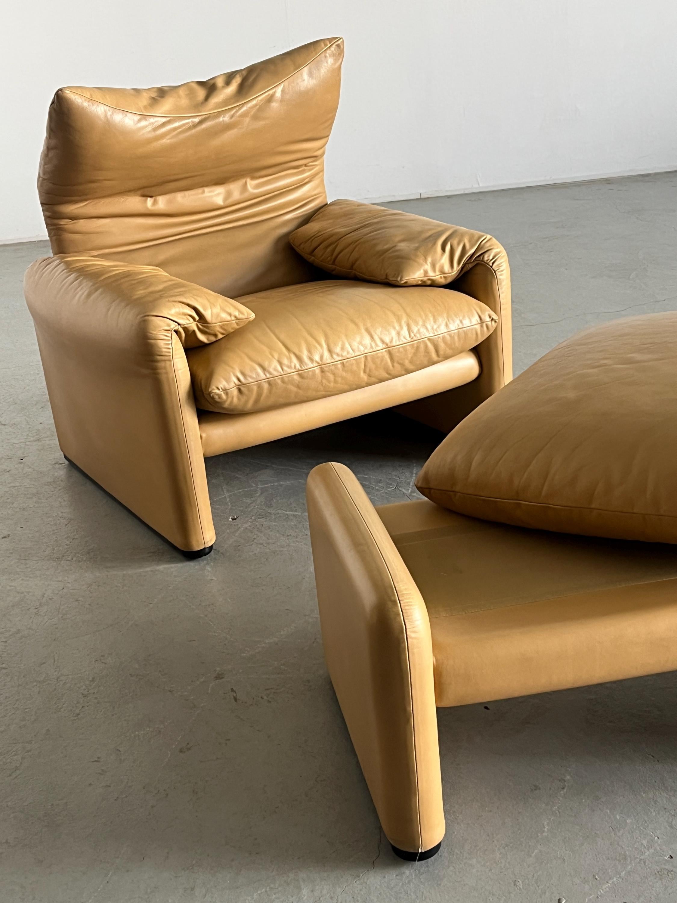 'Maralunga' Seating Set by Vico Magistretti for Cassina