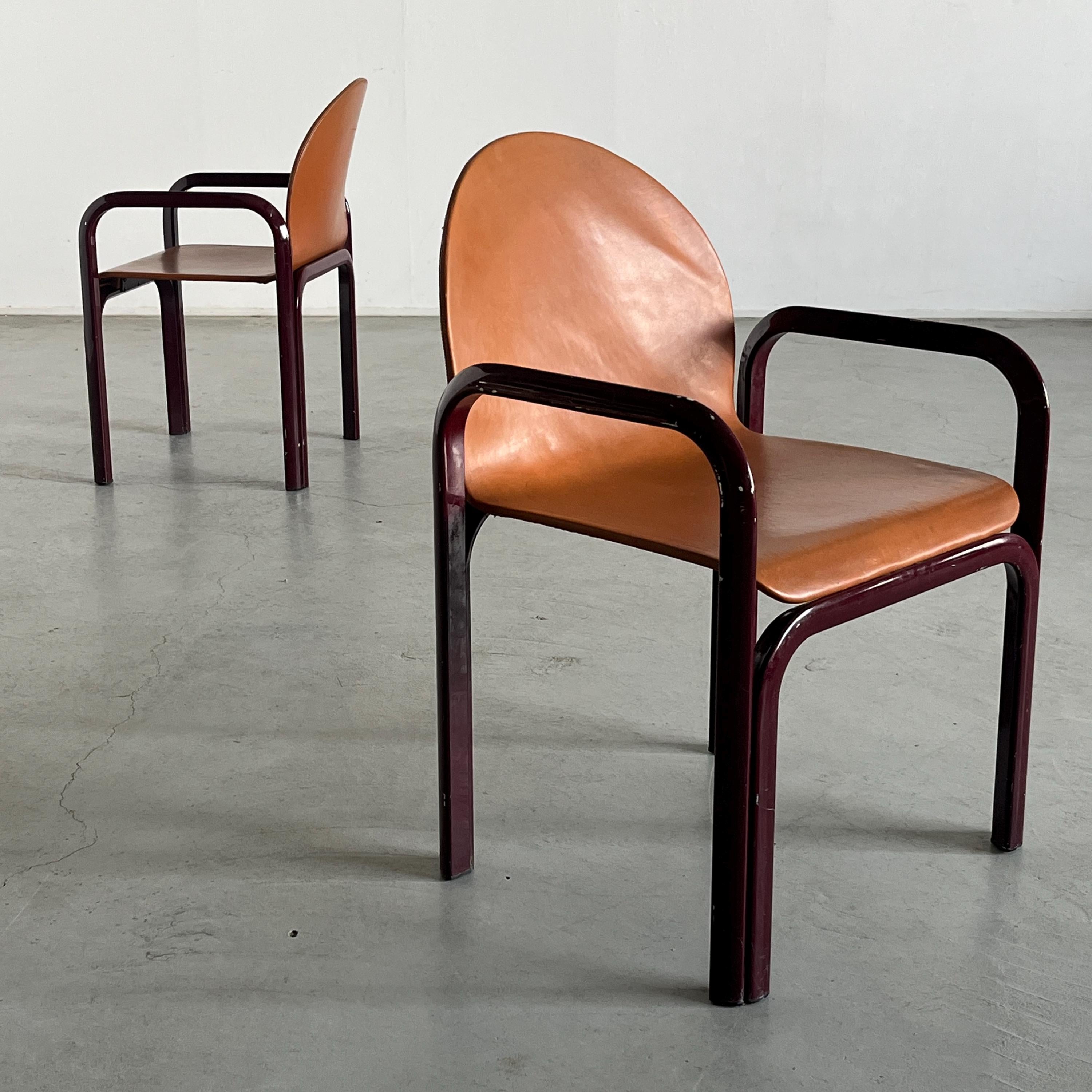 Pair of Gae Aulenti 'Orsay' Armchairs for Knoll International