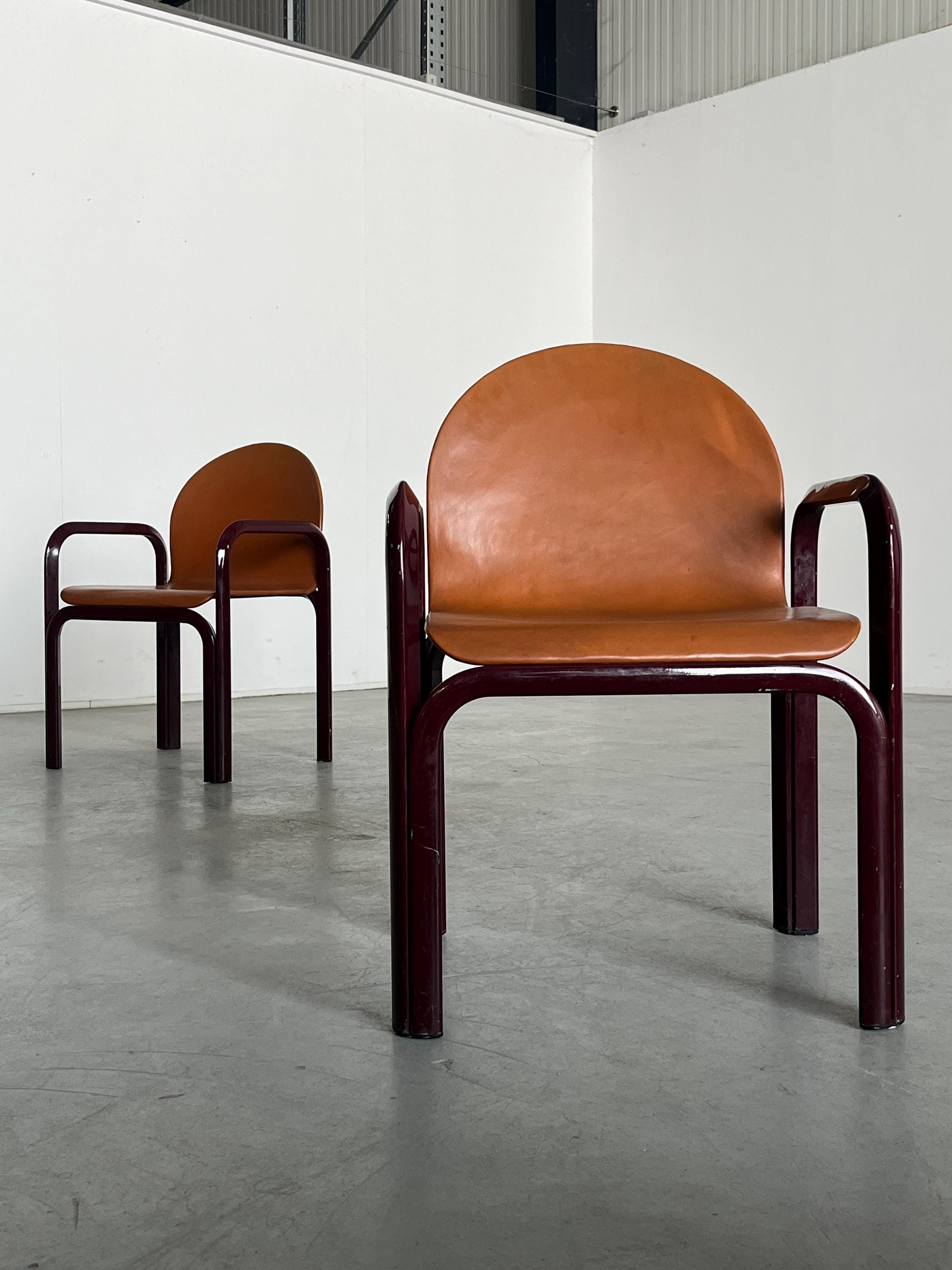 Pair of Gae Aulenti 'Orsay' Armchairs for Knoll International