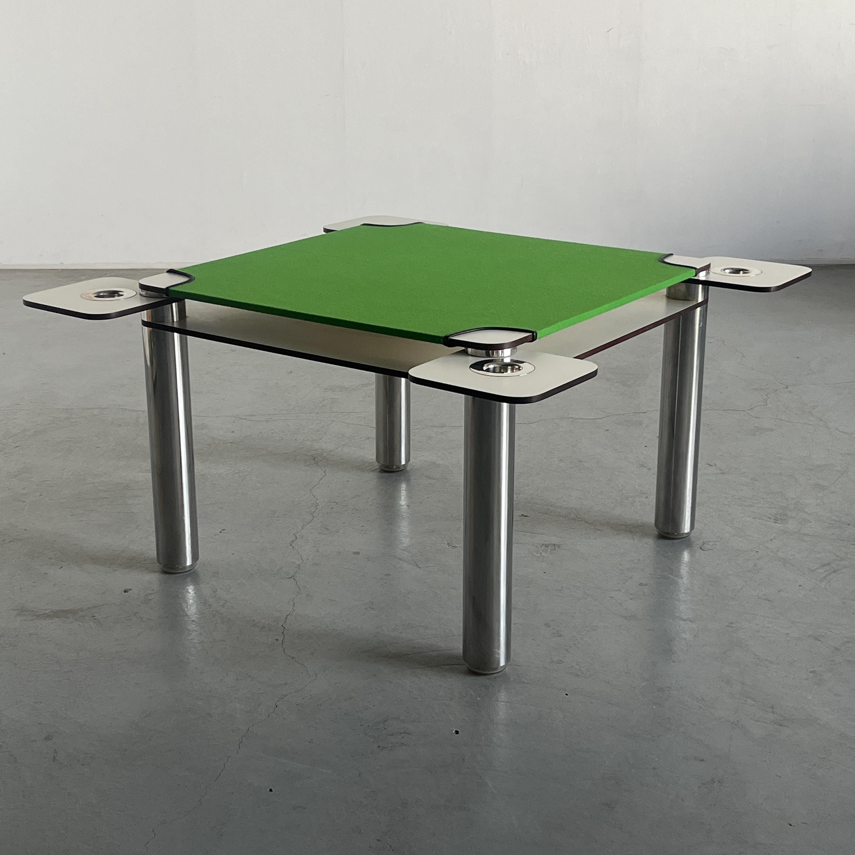Joe Colombo Poker Game Table by Zanotta, 1968 Italy