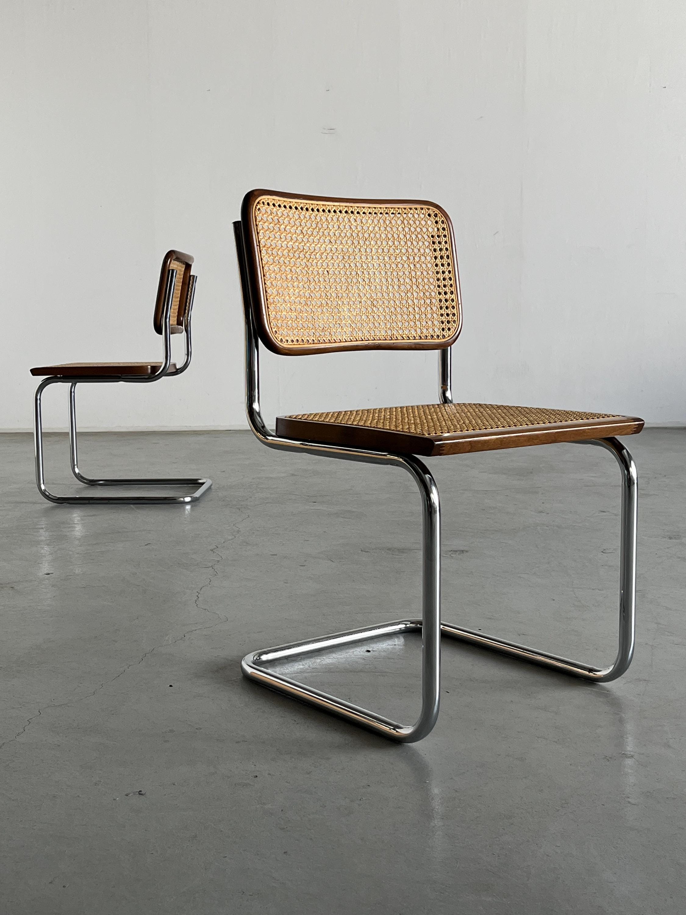 Cesca Mid Century Italian Cantilever Chairs