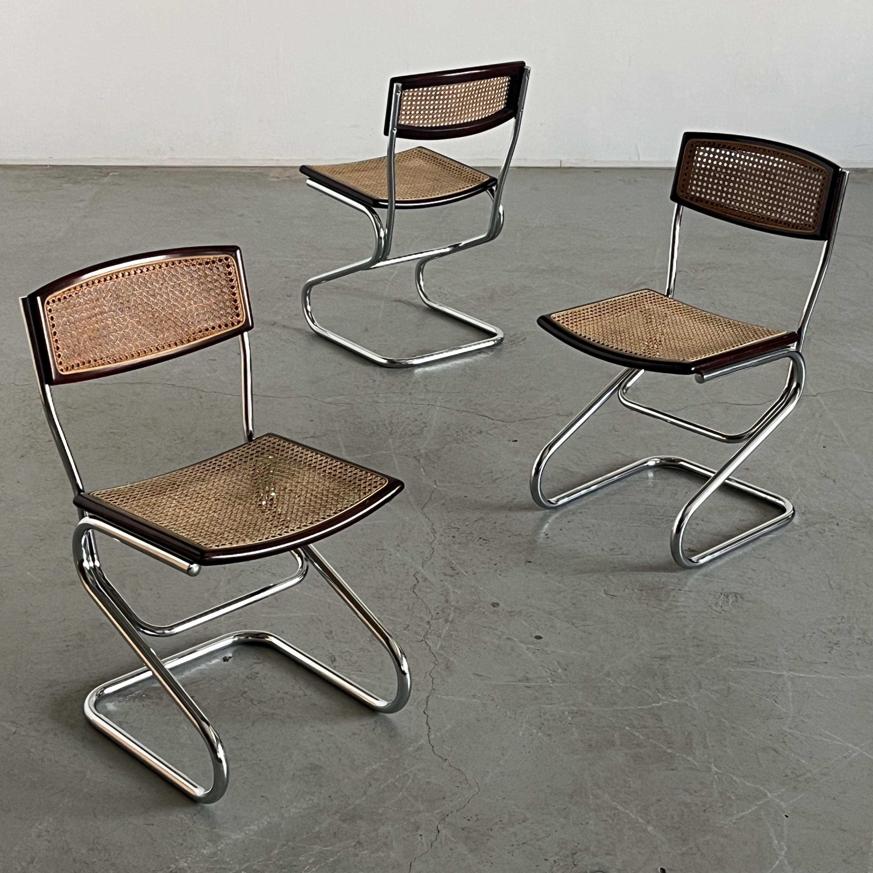 Mid-Century Modern Cantilever Dining Chairs