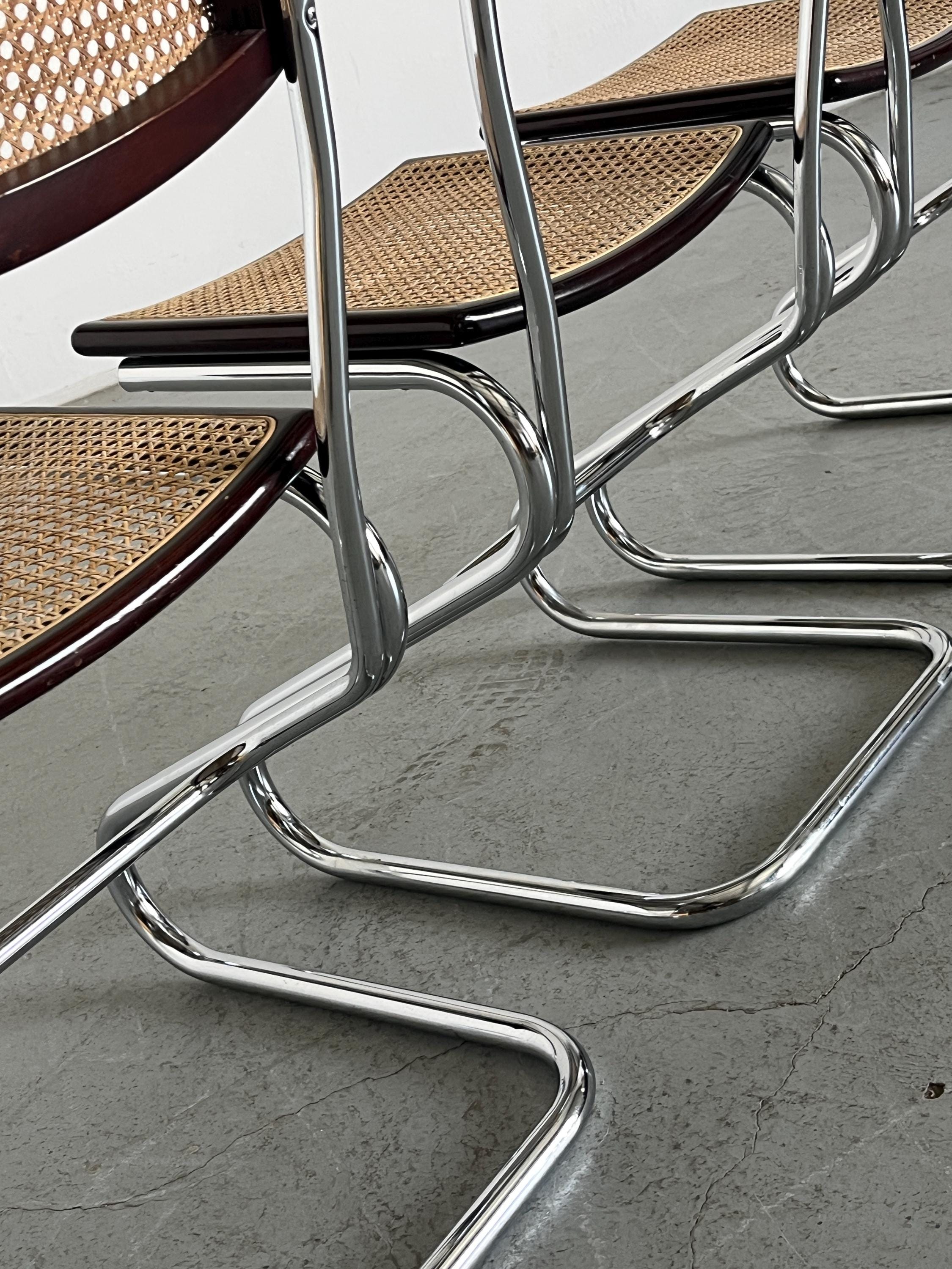 Mid-Century Modern Cantilever Dining Chairs