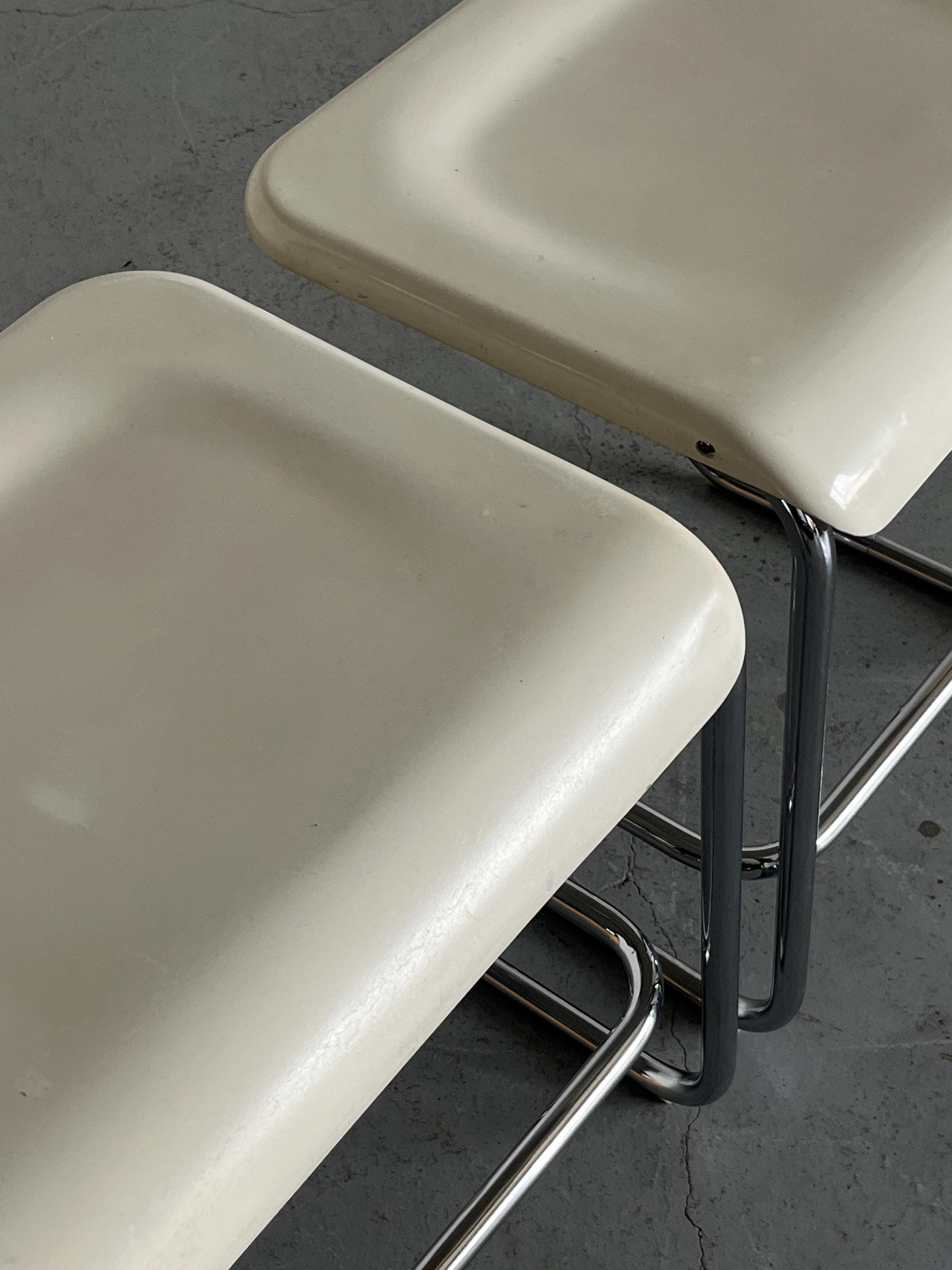 Modernist Cantilever Stools by Arclinea