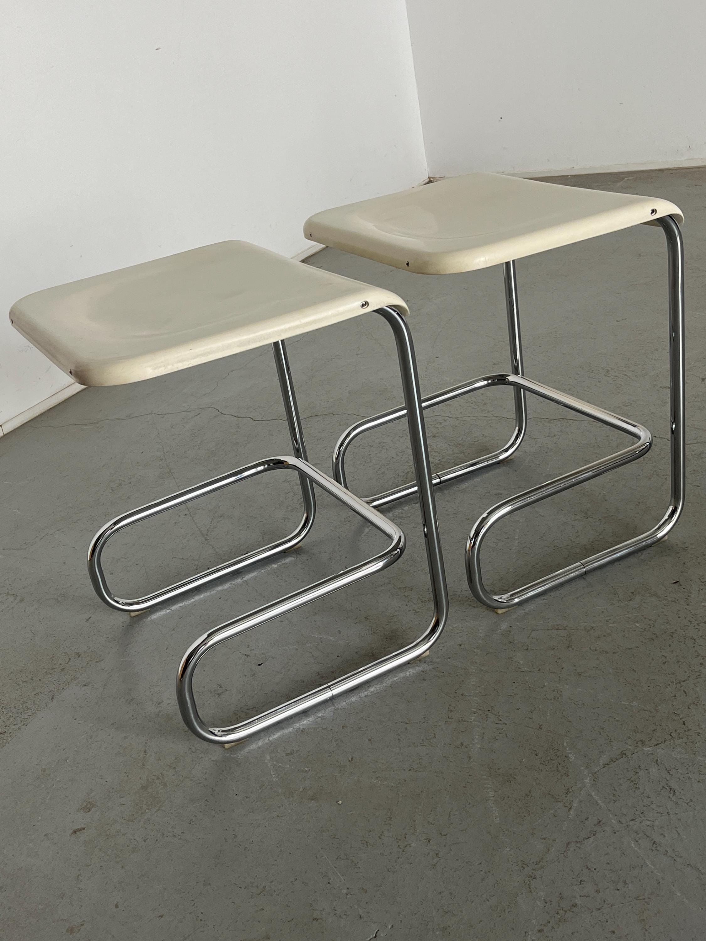 Modernist Cantilever Stools by Arclinea