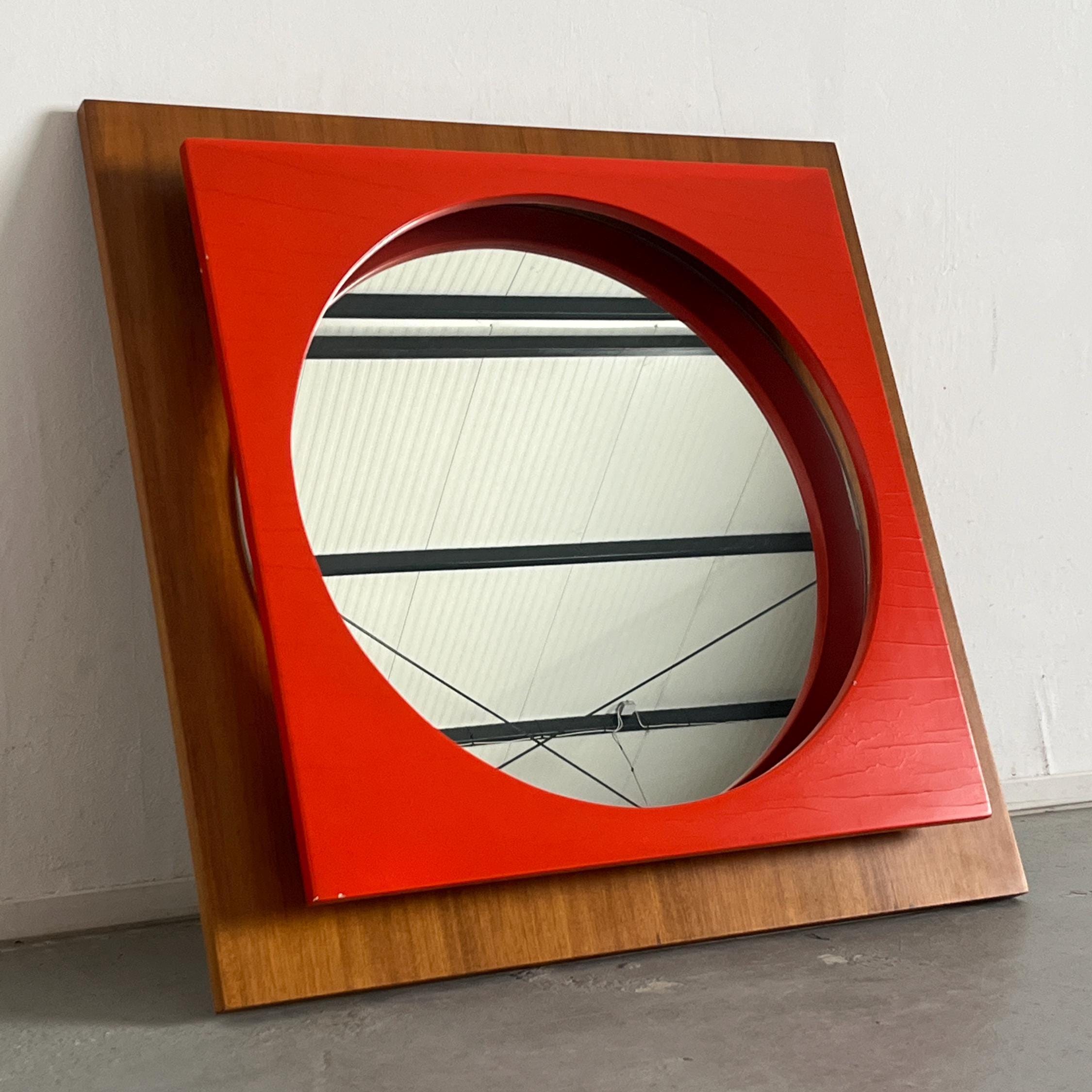 Mid-Century Modern Wall Mirror