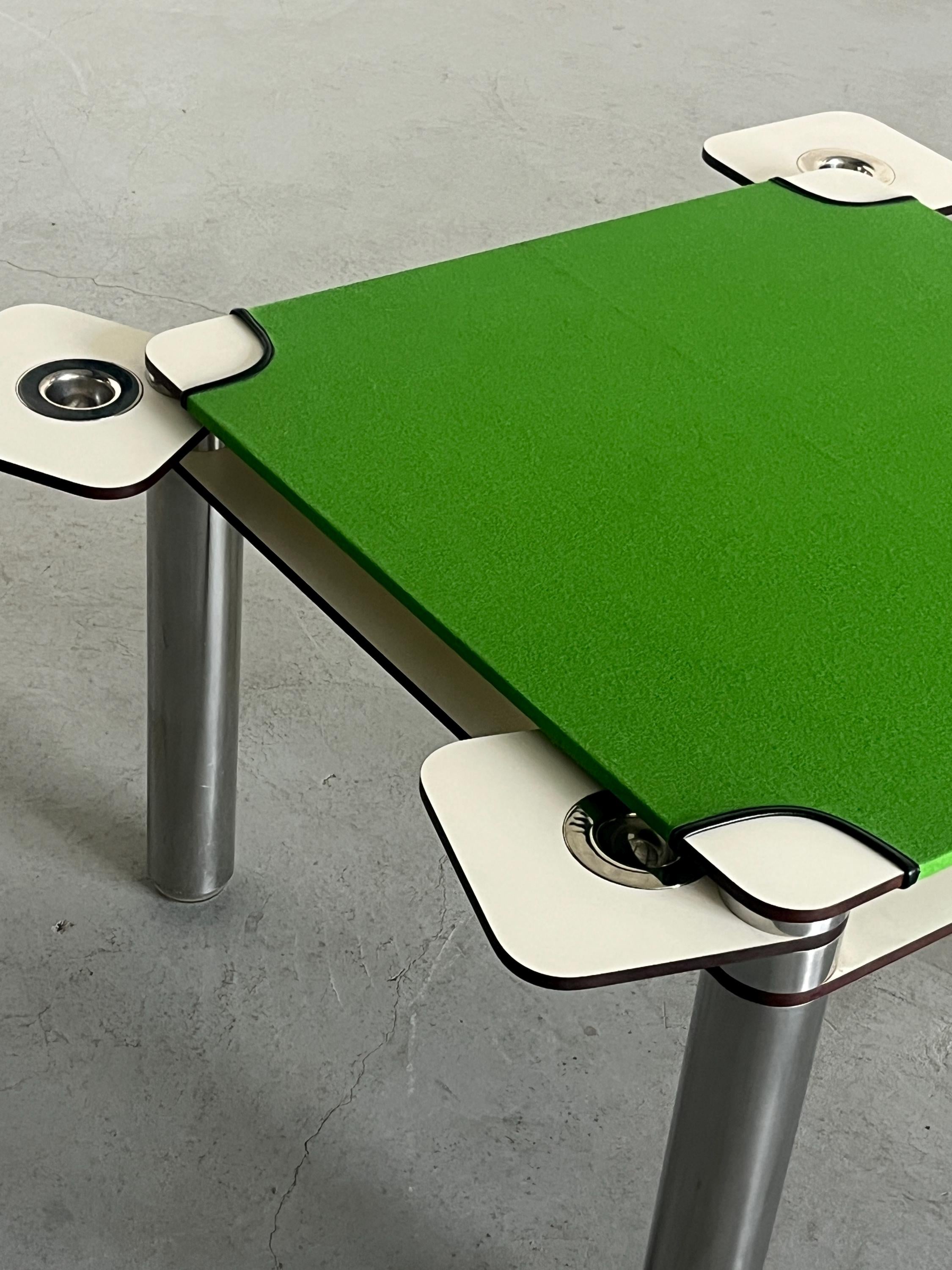Joe Colombo Poker Game Table by Zanotta, 1968 Italy
