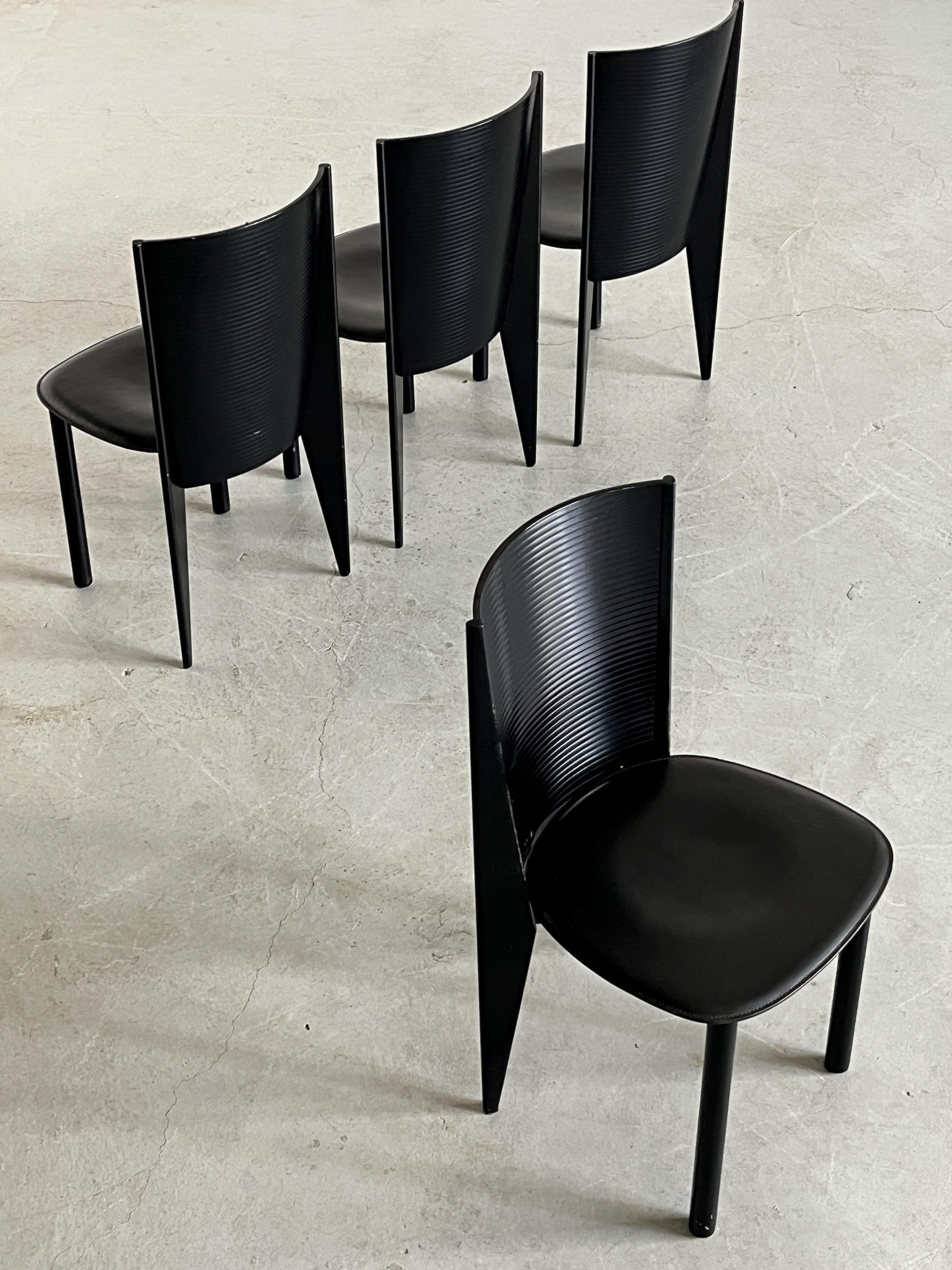 Postmodern Italian Dining Chairs by Calligaris