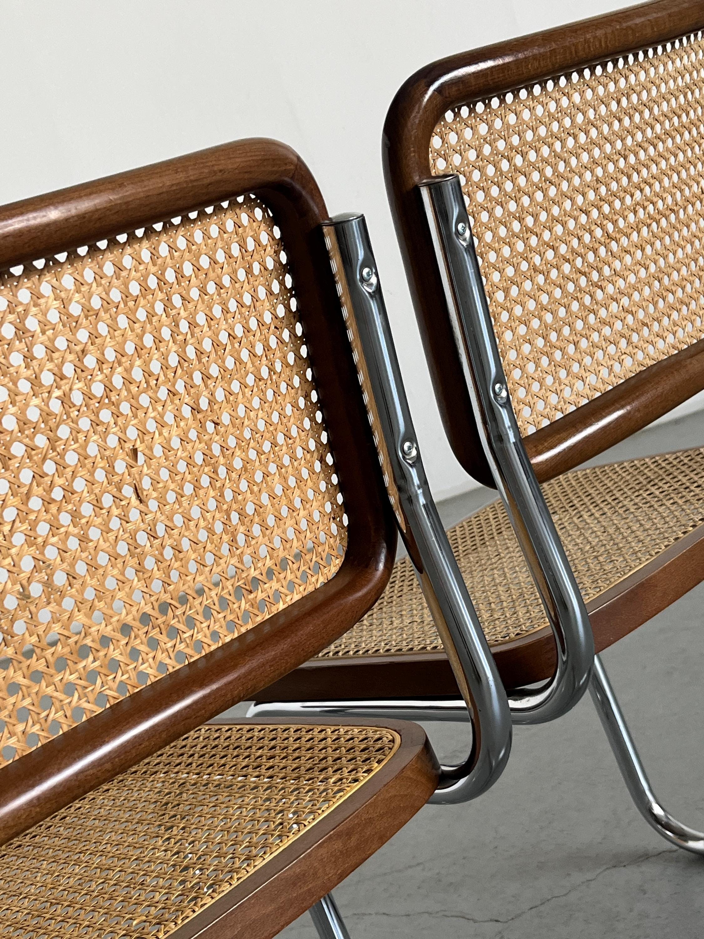Cesca Mid Century Italian Cantilever Chairs