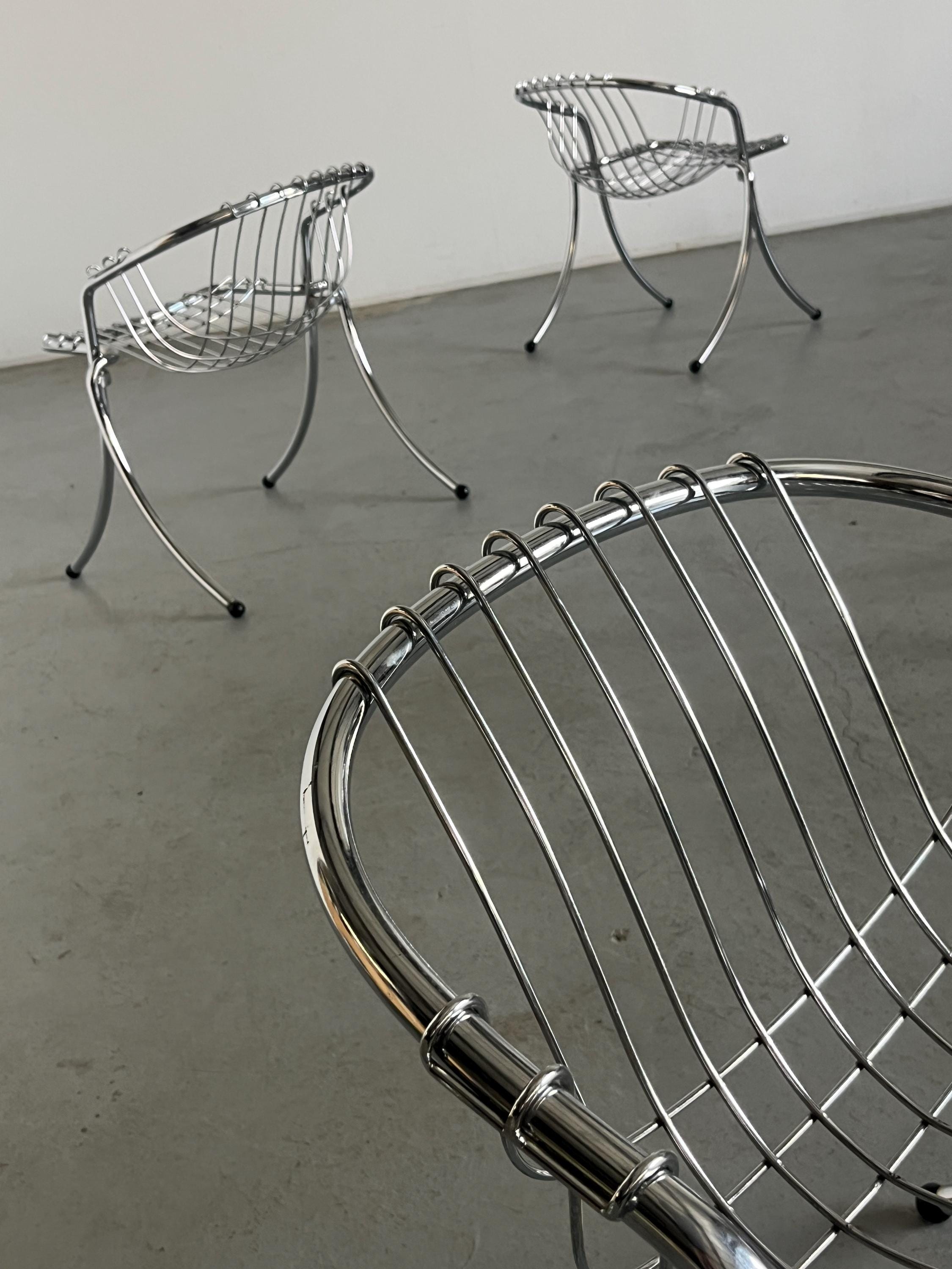 ‘Lynn’ Armchairs by Gastone Rinaldi for Rima