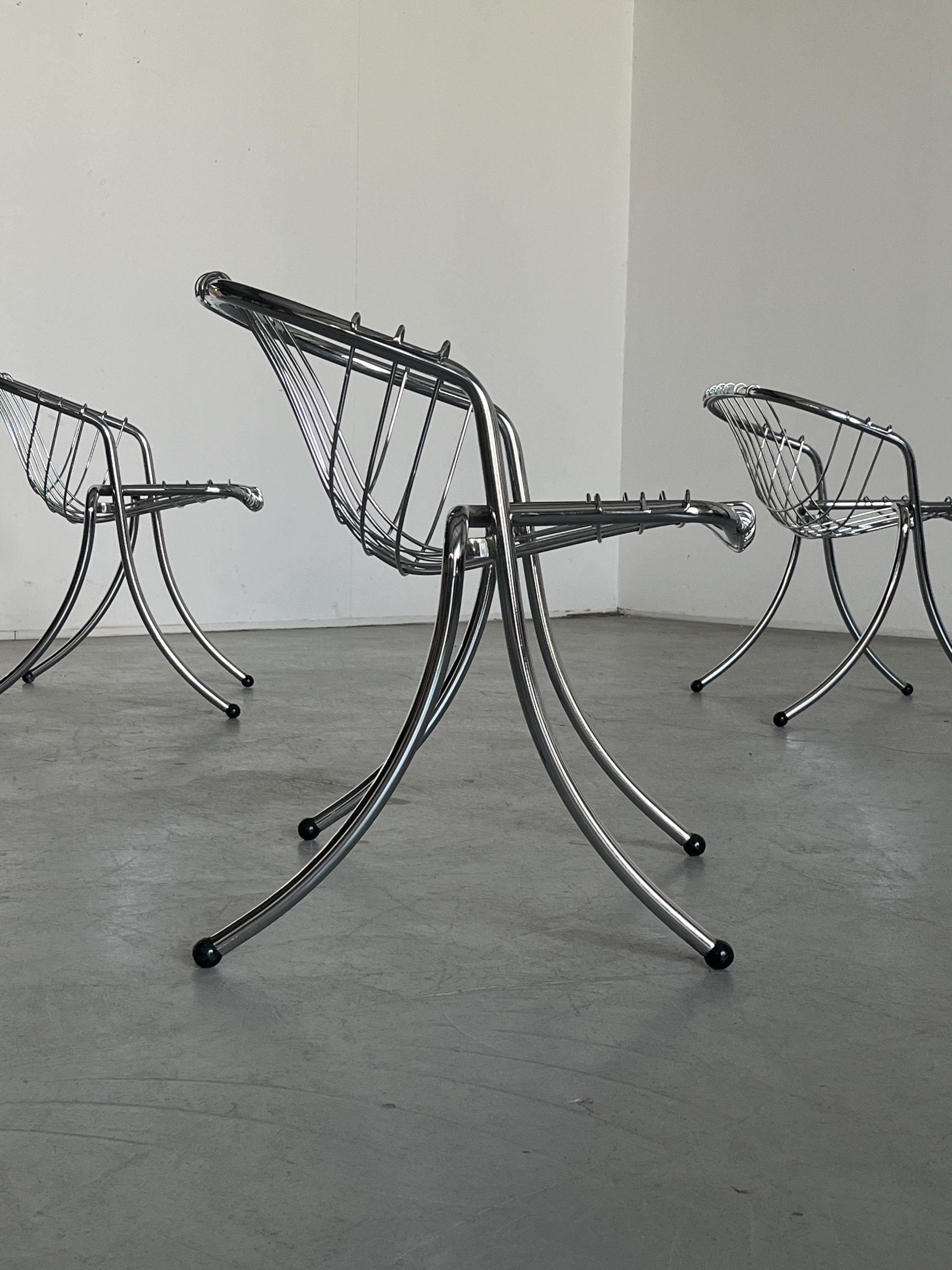 ‘Lynn’ Armchairs by Gastone Rinaldi for Rima